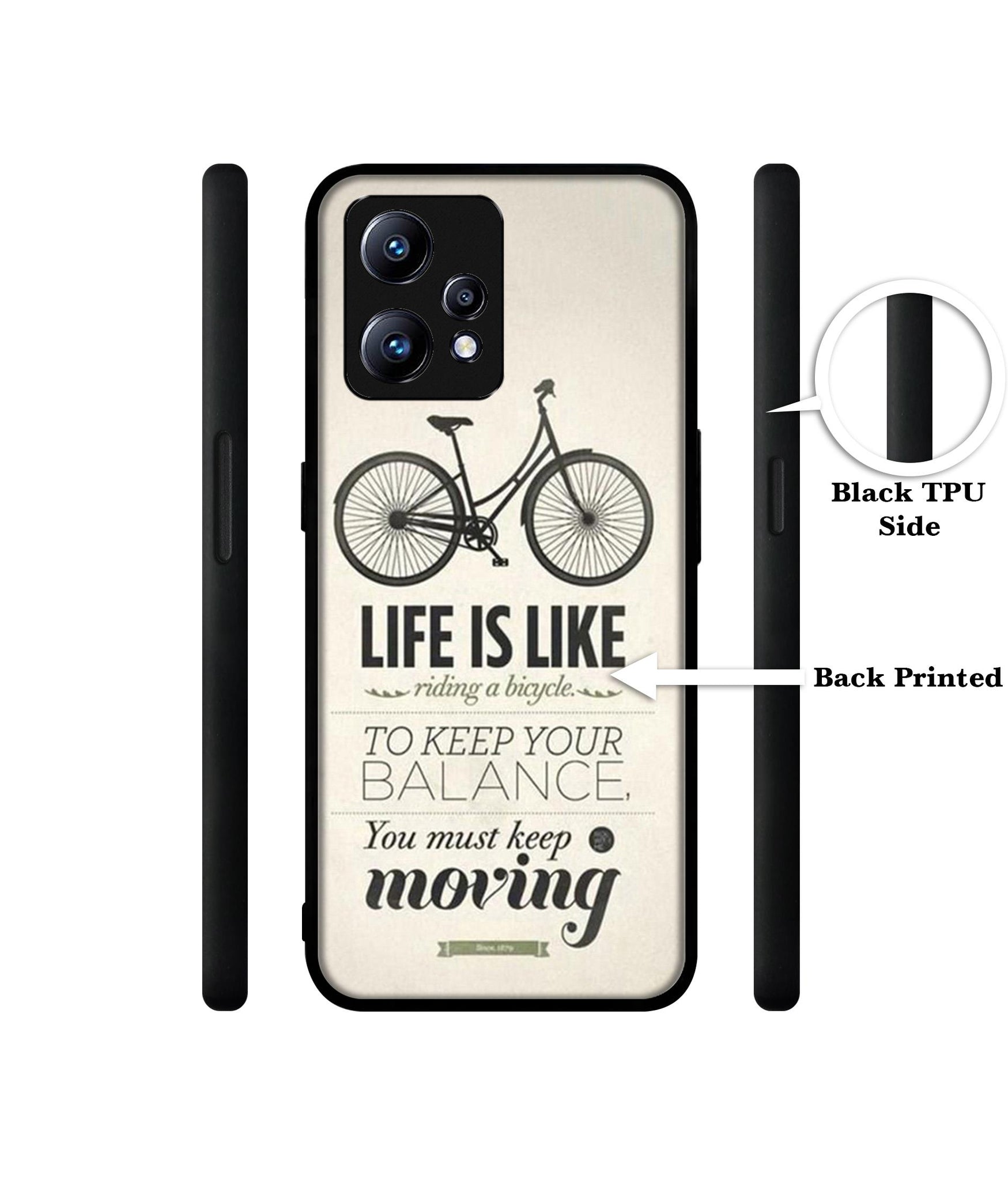Life is Like Moving Design Designer 2D Printed Back Case Cover for Realme Narzo 50 Pro 5G