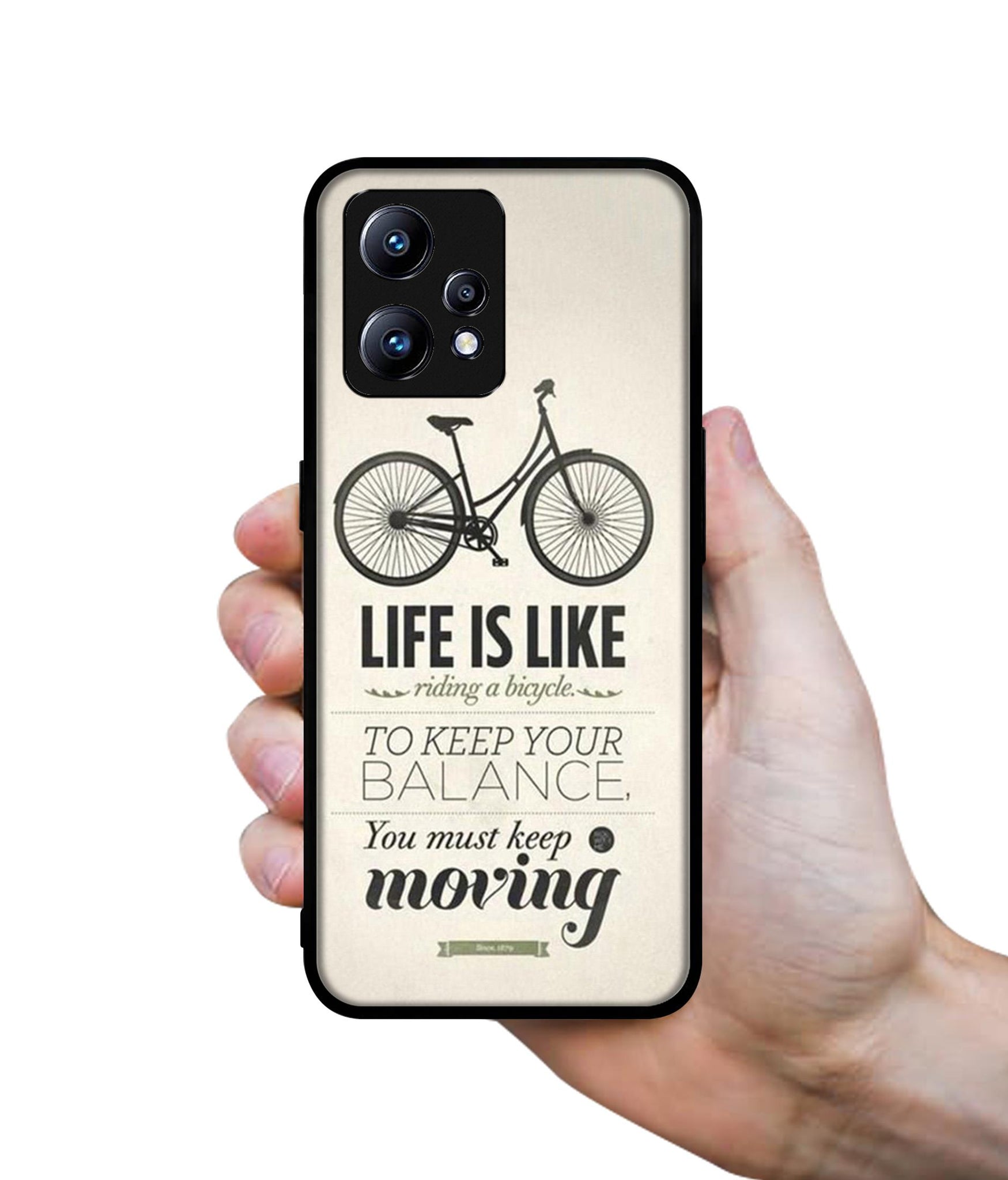 Life is Like Moving Design Designer 2D Printed Back Case Cover for Realme Narzo 50 Pro 5G
