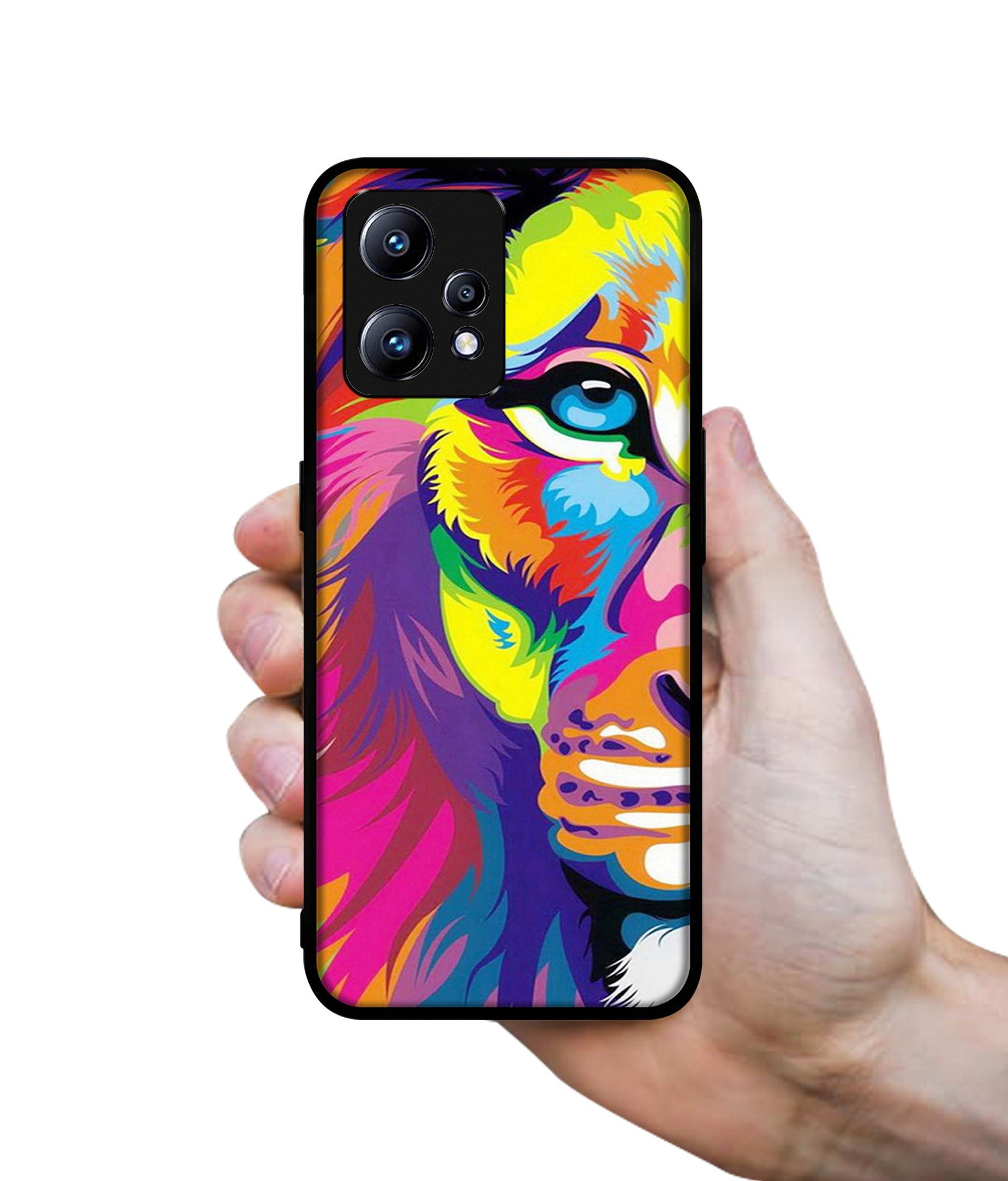 Lion Design Designer 2D Printed Back Case Cover for Realme Narzo 50 Pro 5G