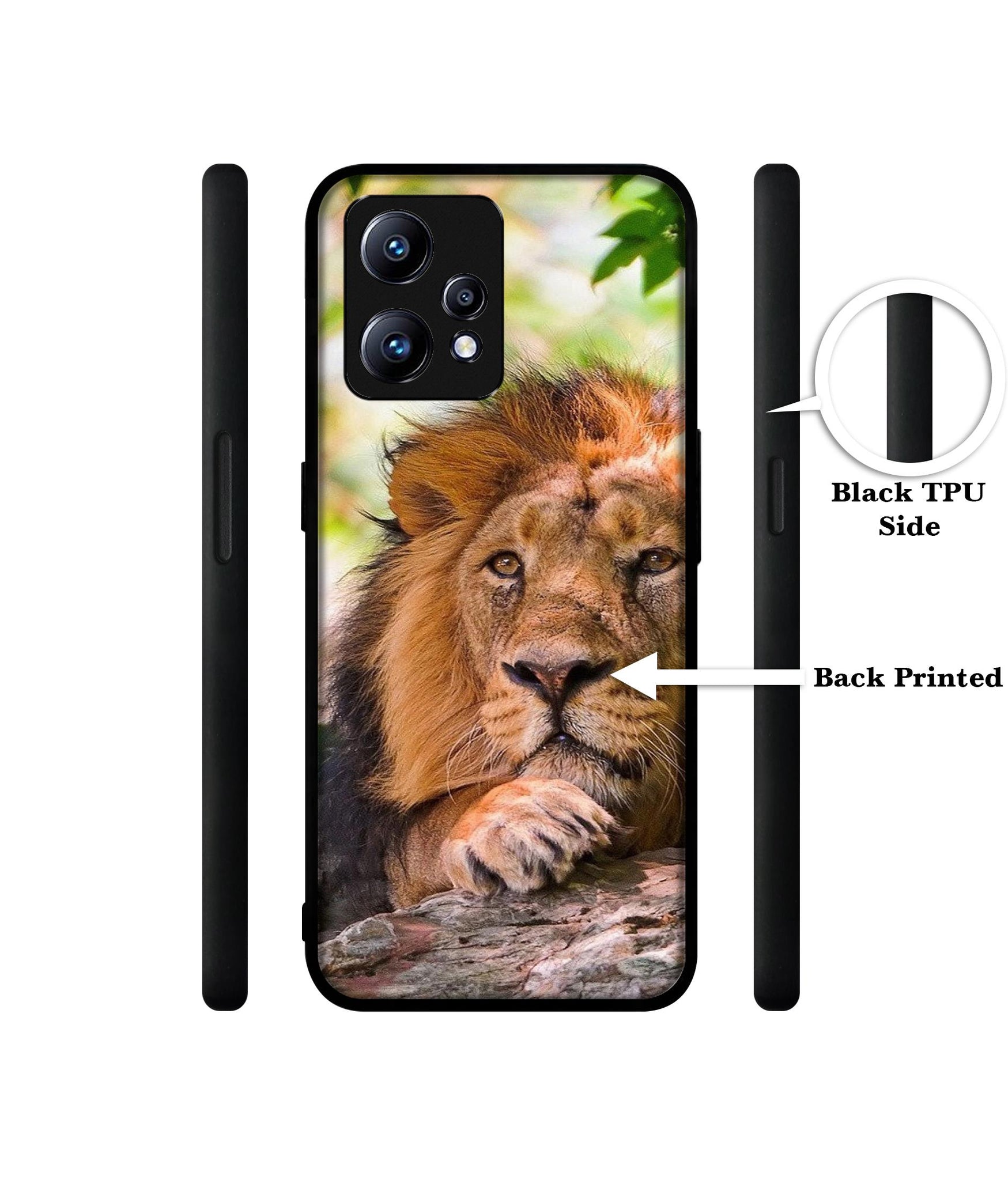 Tiger Pattern Print Design Designer 2D Printed Back Case Cover for Realme Narzo 50 Pro 5G