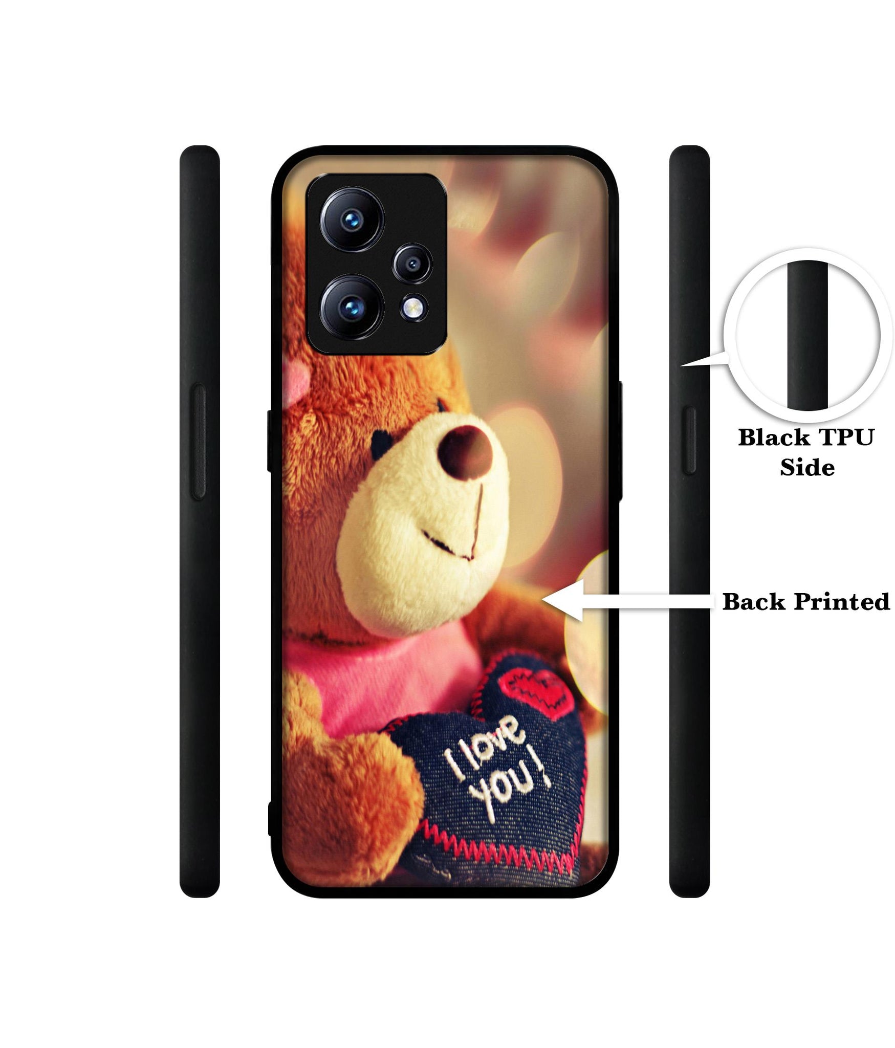 Teddy Bear Design Designer 2D Printed Back Case Cover for Realme Narzo 50 Pro 5G
