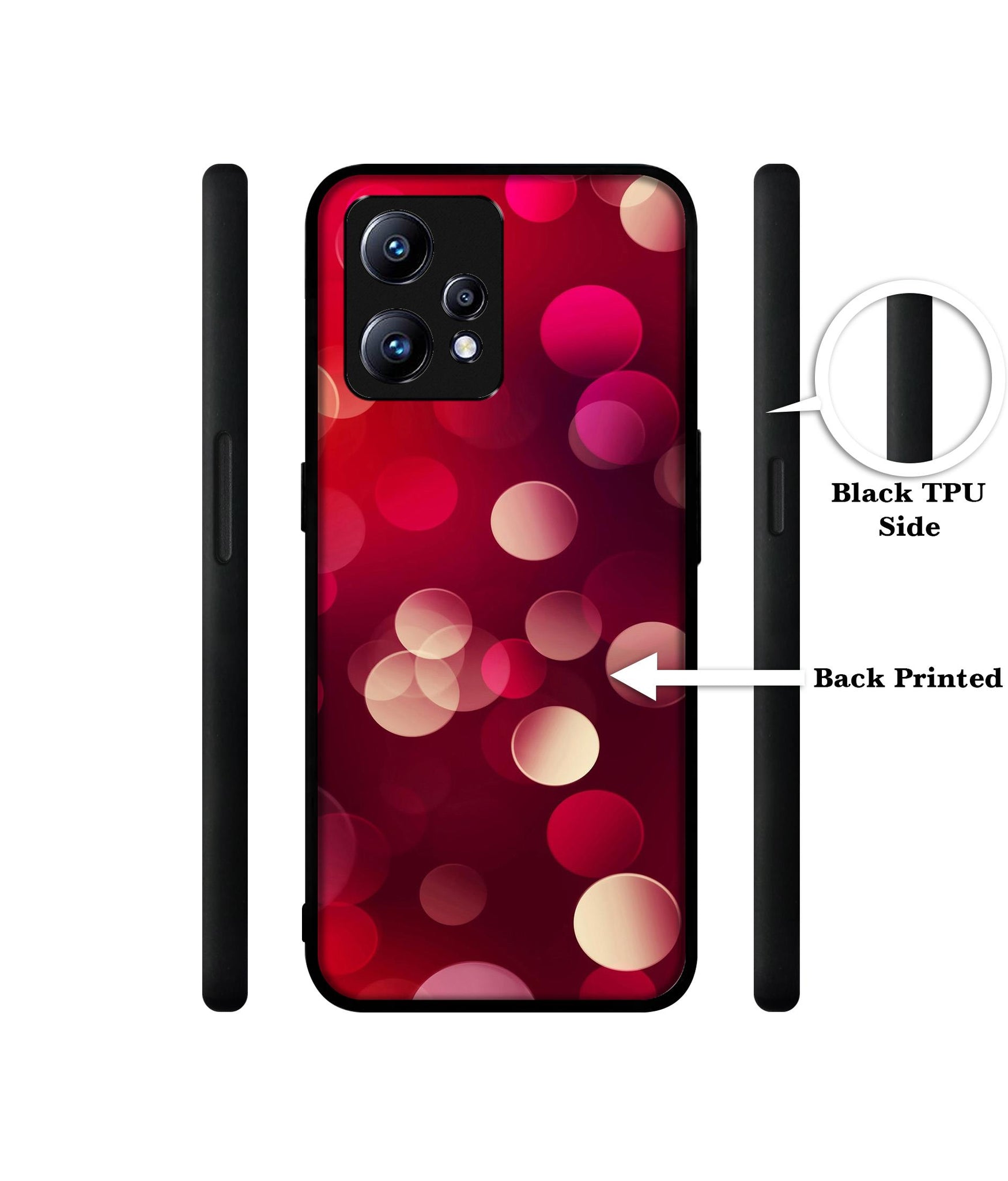 3D Circles Design Designer 2D Printed Back Case Cover for Realme Narzo 50 Pro 5G