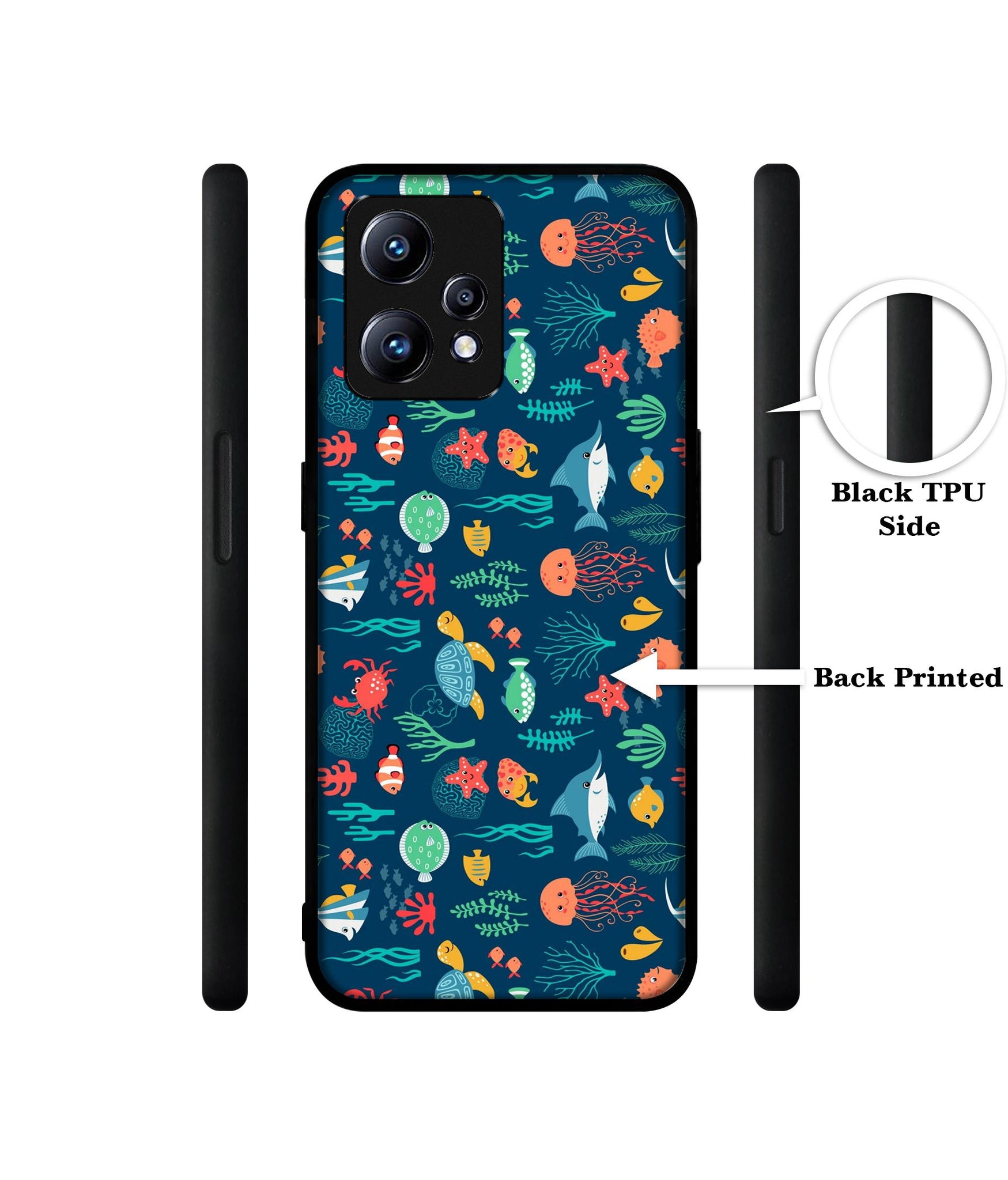 Aquarium Texture Design Designer 2D Printed Back Case Cover for Realme Narzo 50 Pro 5G