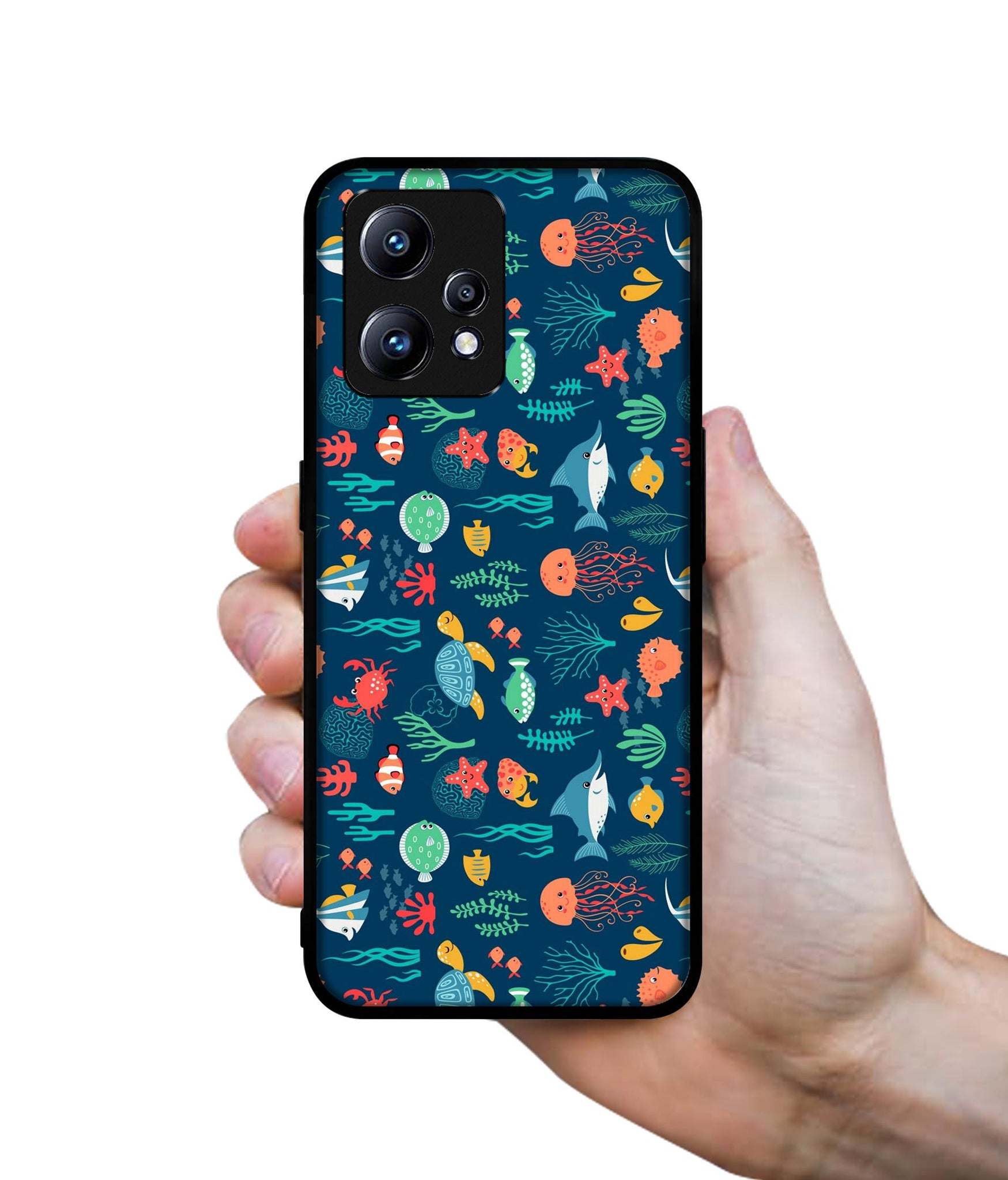 Aquarium Texture Design Designer 2D Printed Back Case Cover for Realme Narzo 50 Pro 5G