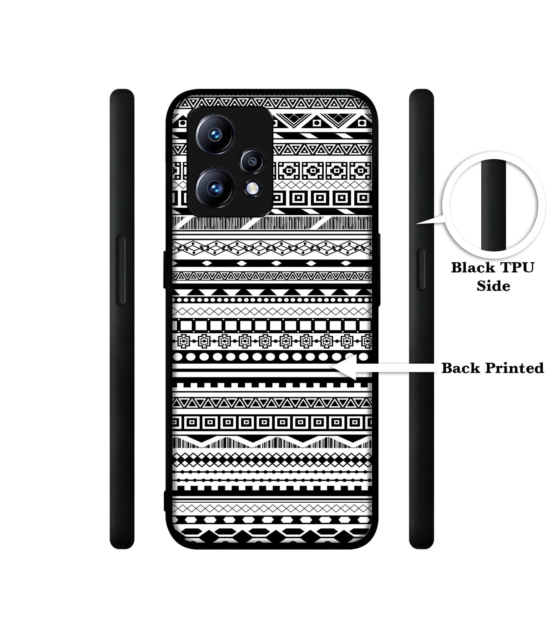 Black & White Patterns Design Designer 2D Printed Back Case Cover for Realme Narzo 50 Pro 5G