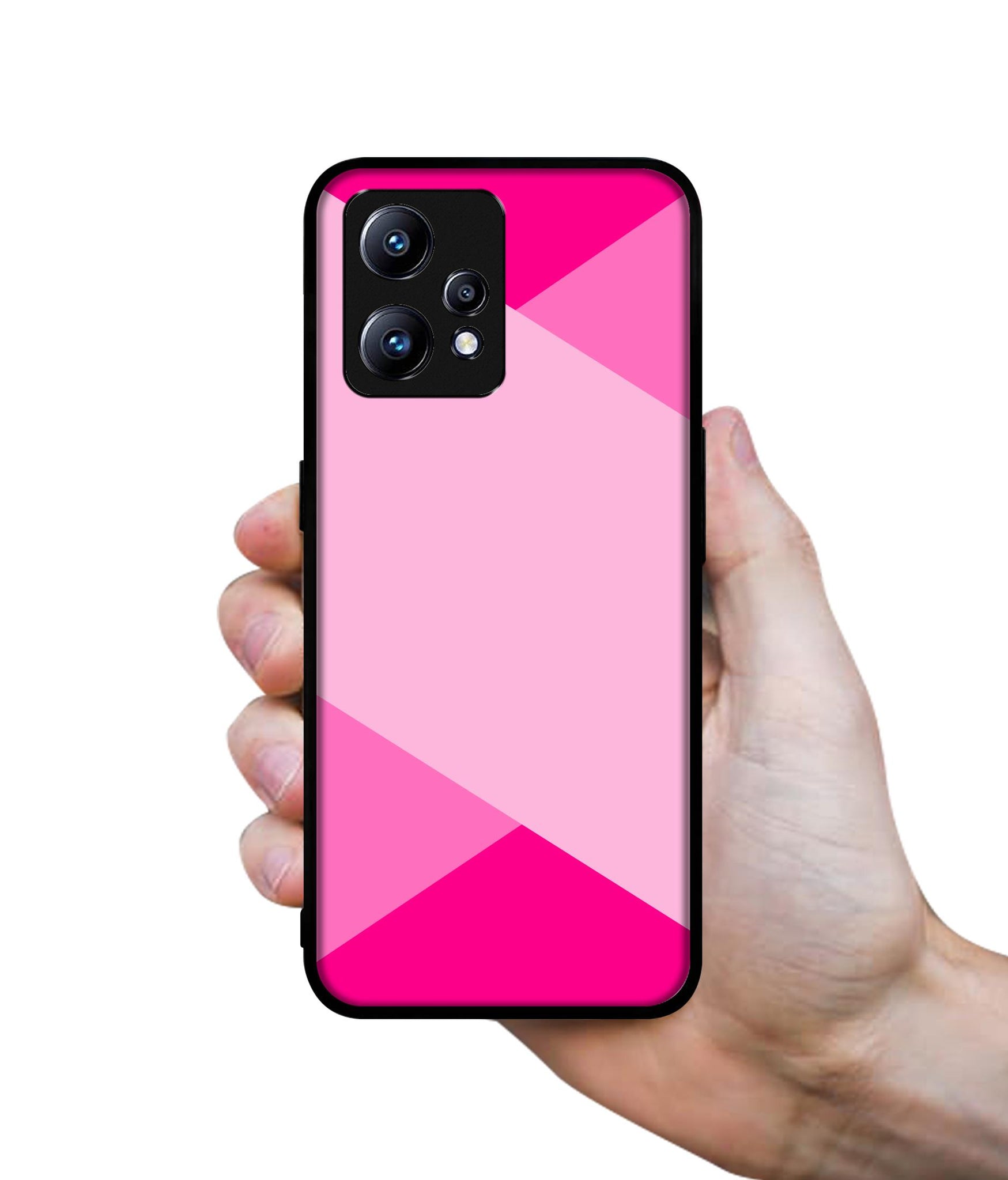 Pink Cross Vector Design Designer 2D Printed Back Case Cover for Realme Narzo 50 Pro 5G