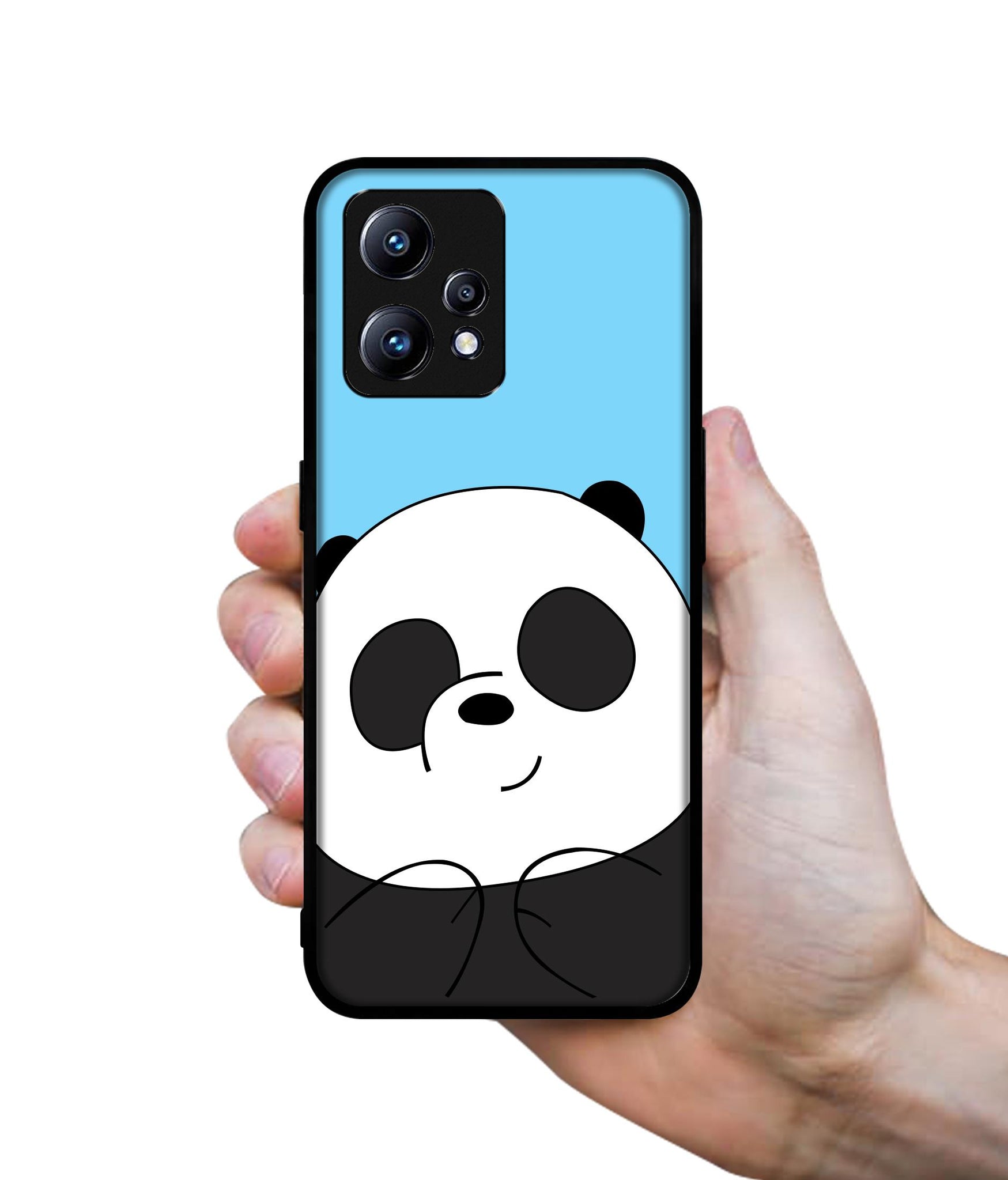 Cute Panda Design Designer 2D Printed Back Case Cover for Realme Narzo 50 Pro 5G