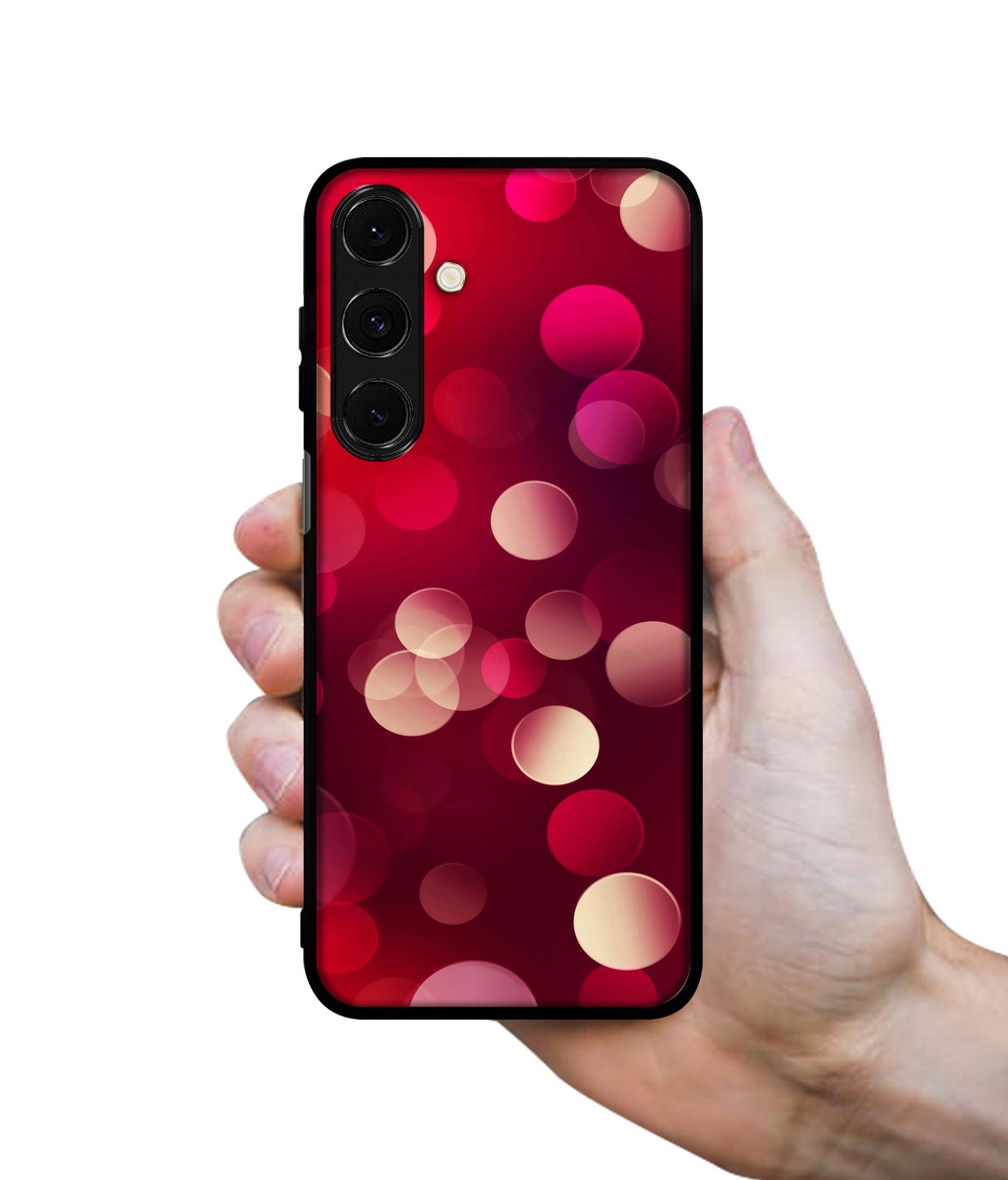 3D Circles Design Designer 2D Printed Back Case Cover for Samsung Galaxy M35 5G