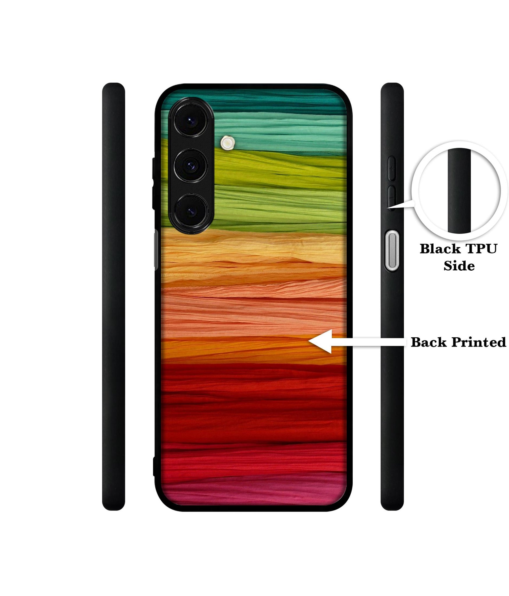 Colorful Thread Design Designer 2D Printed Back Case Cover for Samsung Galaxy M35 5G