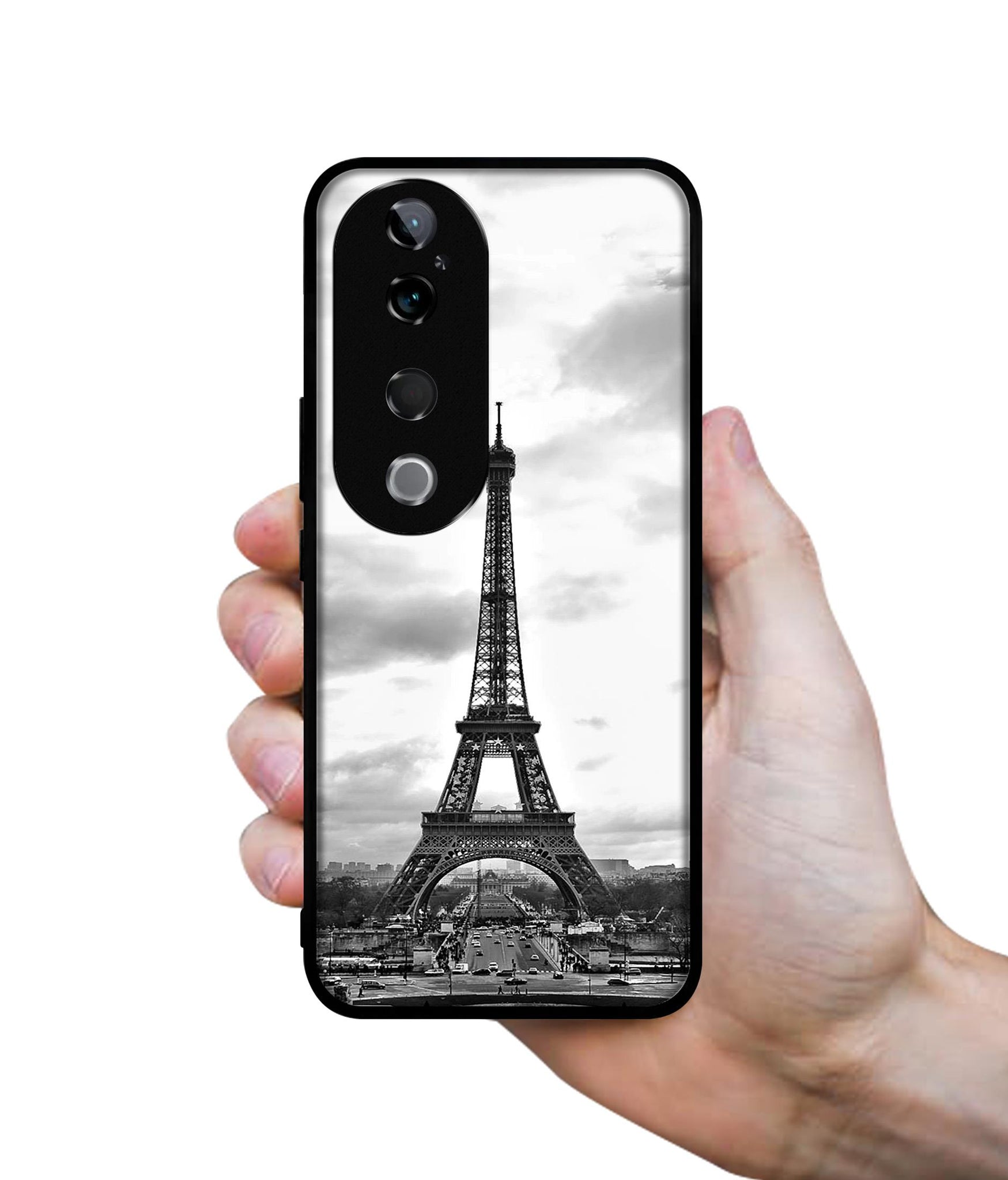 Eiffel Tower Design Designer 2D Printed Back Case Cover for Vivo T3 Ultra 5G