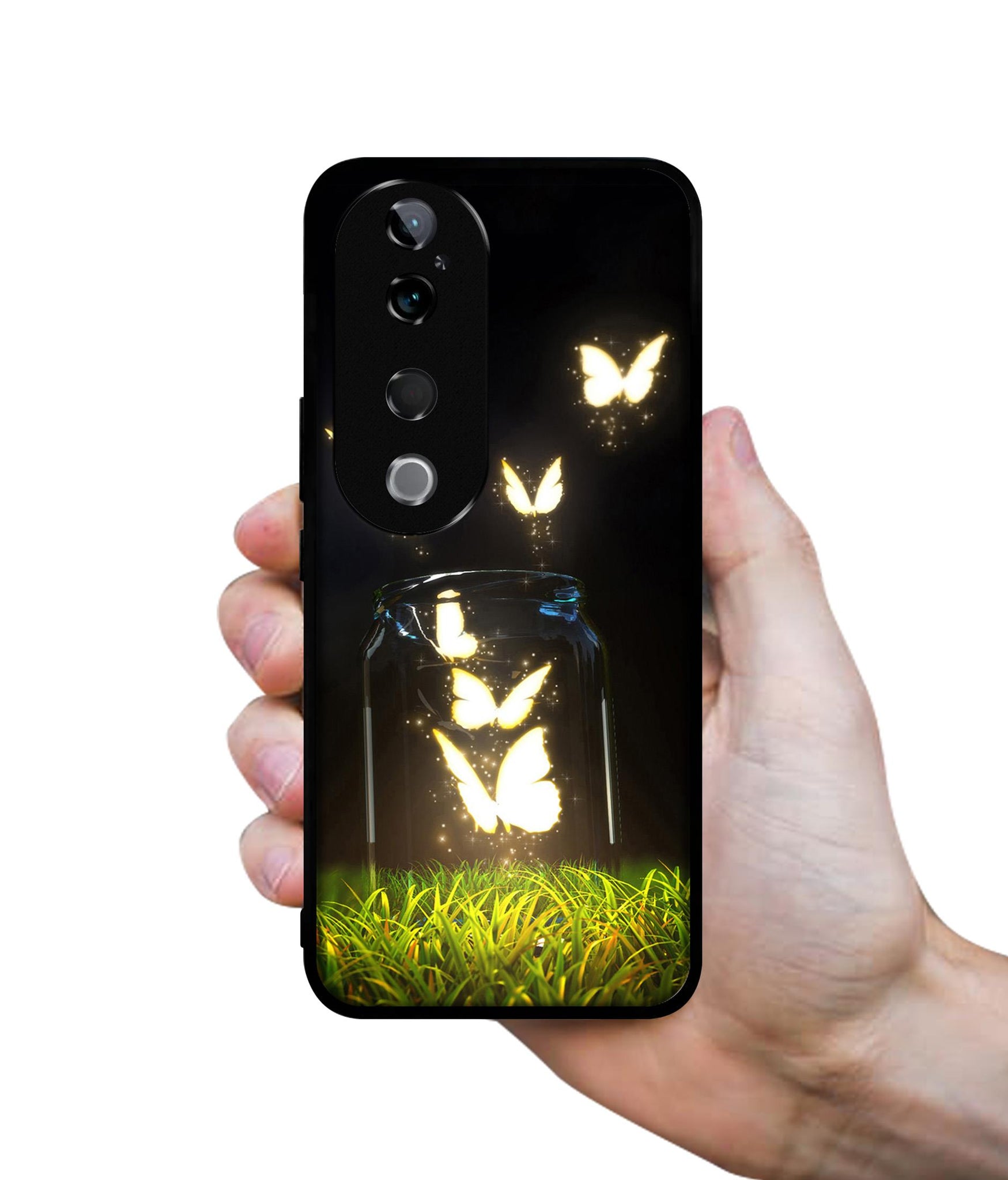 Butterfly Design Designer 2D Printed Back Case Cover for Vivo T3 Ultra 5G