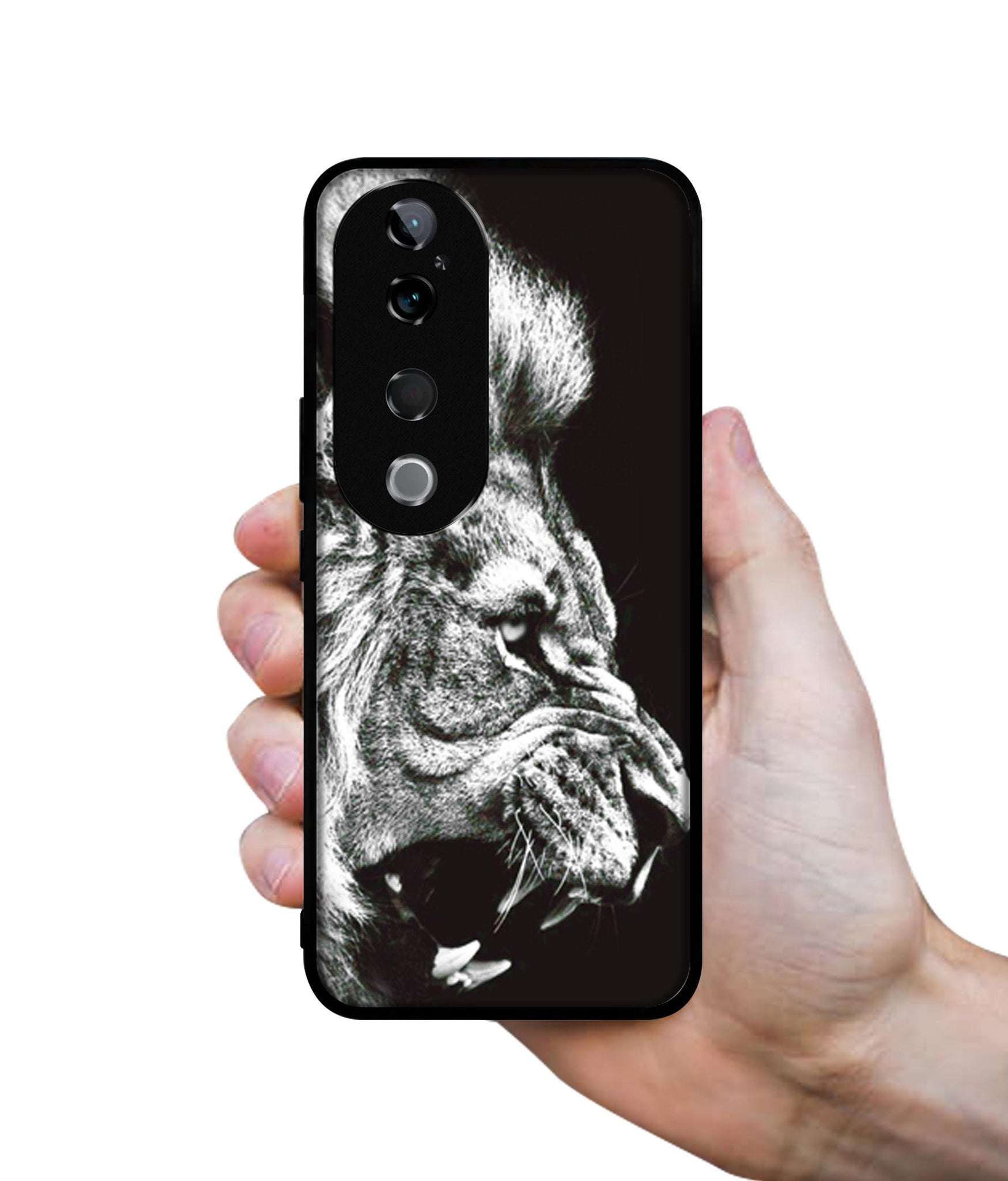 Angry Lion Design Designer 2D Printed Back Case Cover for Vivo T3 Ultra 5G