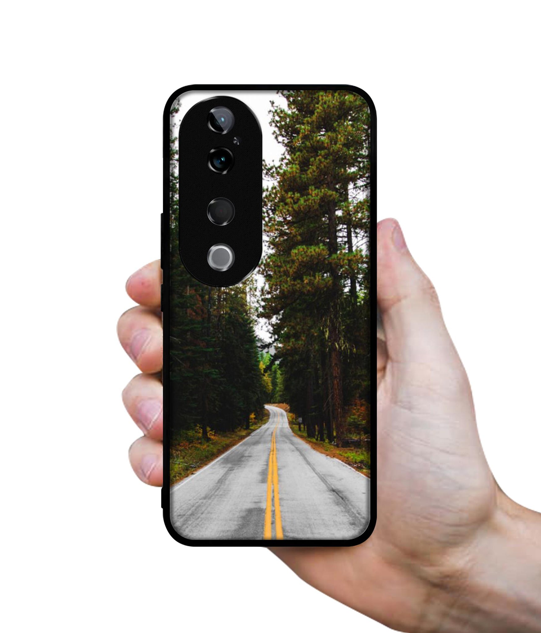 Road Photo Design Designer 2D Printed Back Case Cover for Vivo T3 Ultra 5G