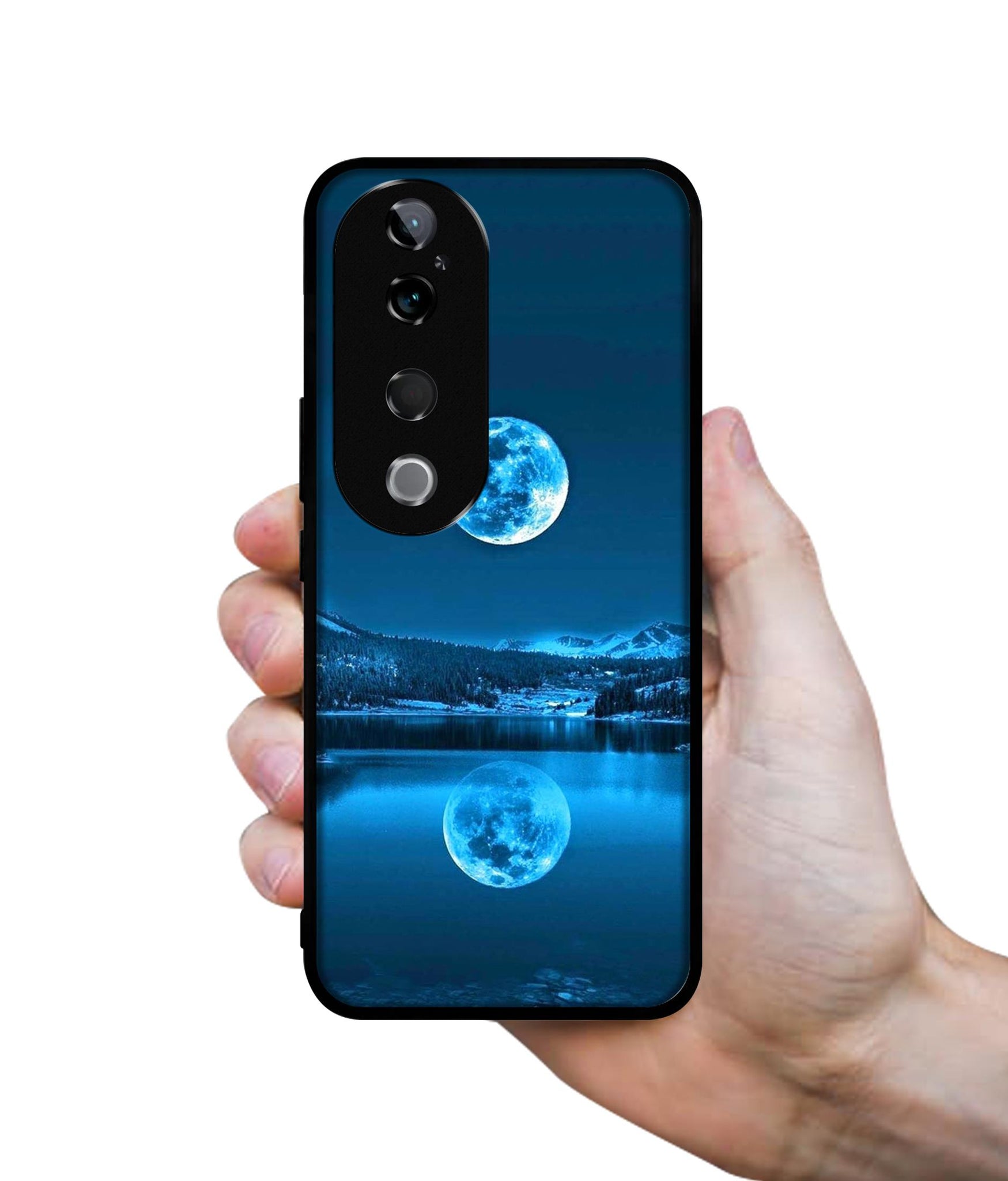 Awesome Moon Design Designer 2D Printed Back Case Cover for Vivo T3 Ultra 5G