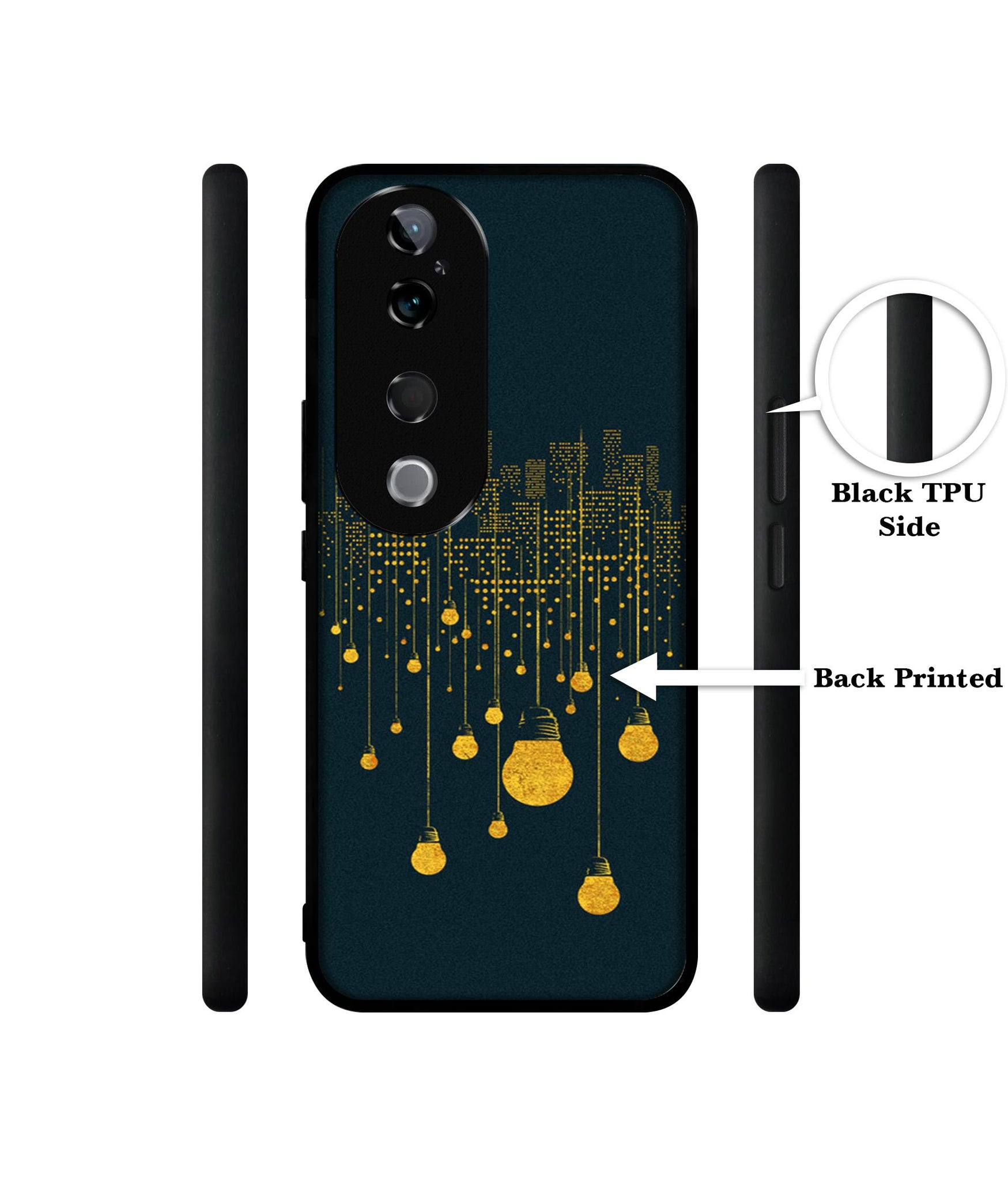 City Light Pattern Design Designer 2D Printed Back Case Cover for Vivo T3 Ultra 5G