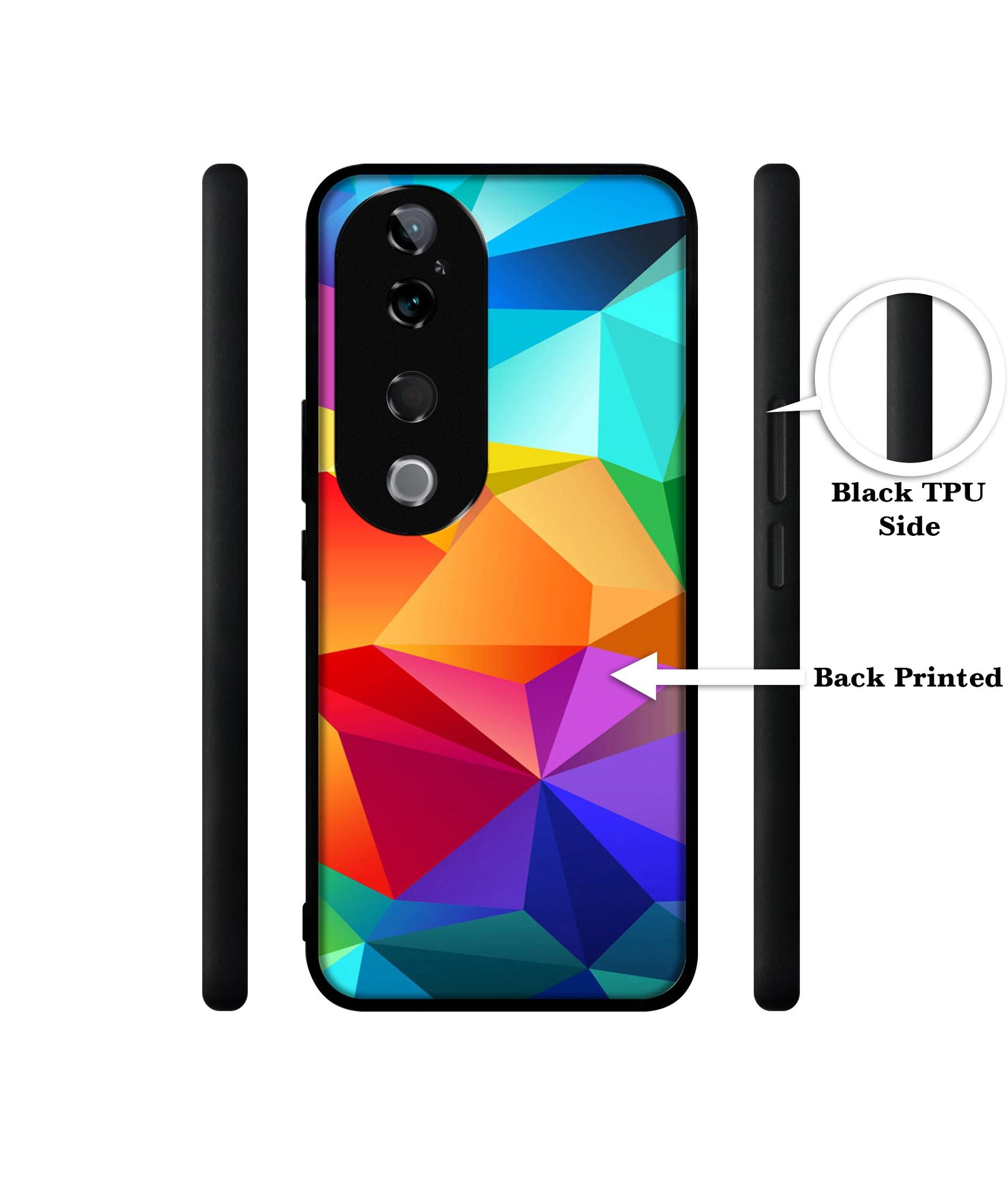 Colorful Pattern Design Designer 2D Printed Back Case Cover for Vivo T3 Ultra 5G