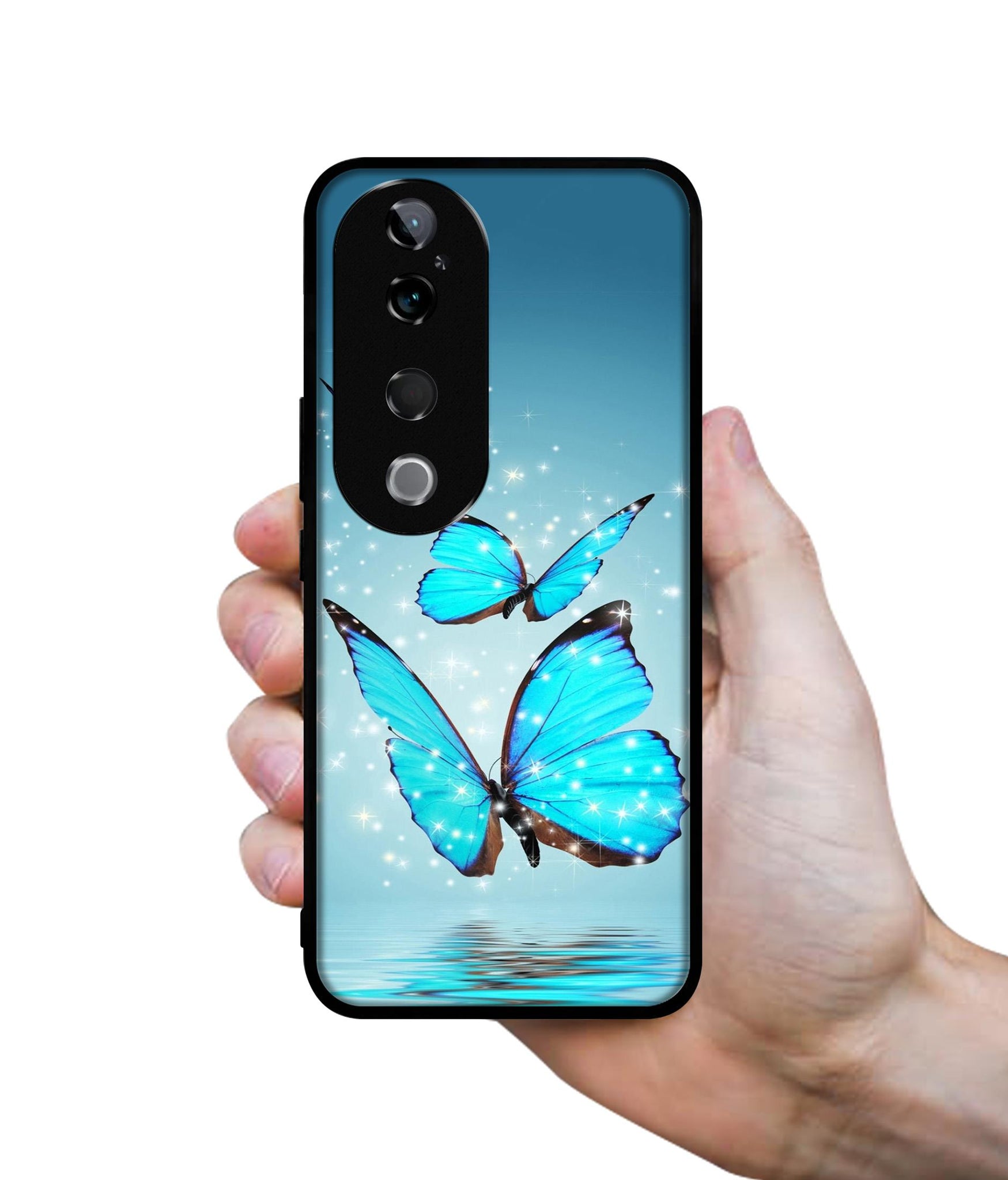 Flying Butterflies Design Designer 2D Printed Back Case Cover for Vivo T3 Ultra 5G