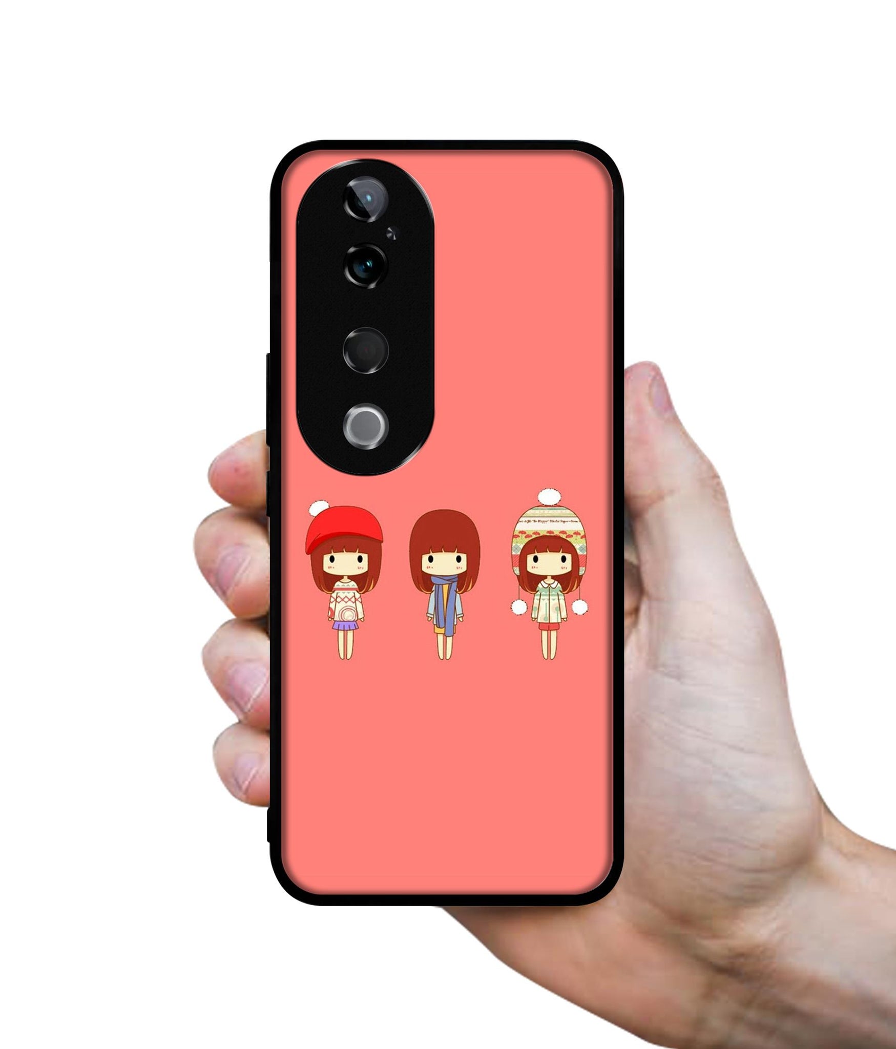 Cute Girls Design Designer 2D Printed Back Case Cover for Vivo T3 Ultra 5G