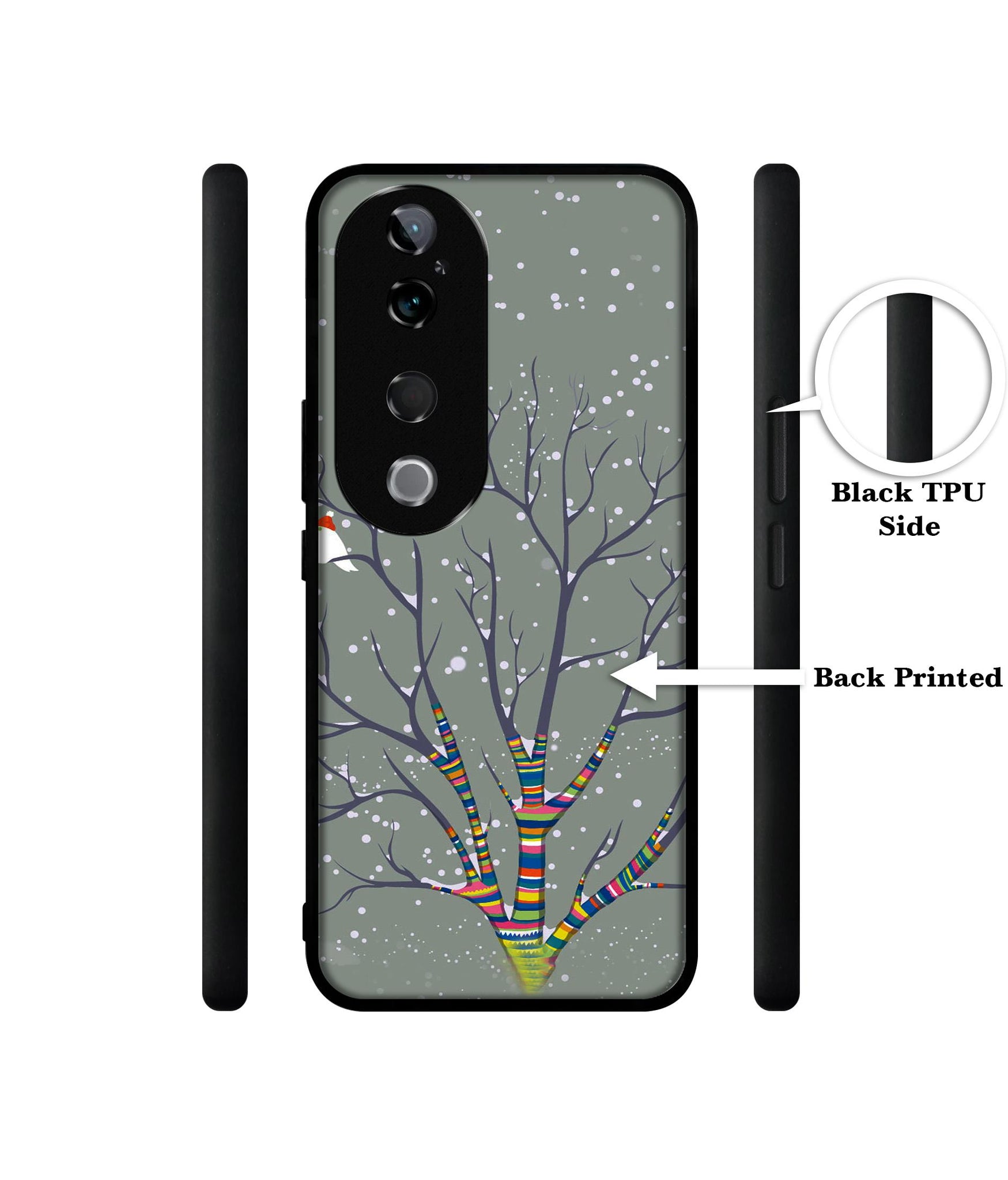 Winter Pattern Print Design Designer 2D Printed Back Case Cover for Vivo T3 Ultra 5G