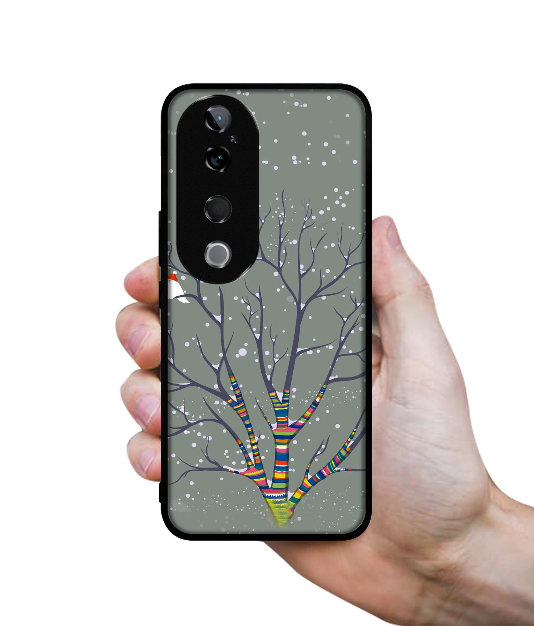 Winter Pattern Print Design Designer 2D Printed Back Case Cover for Vivo T3 Ultra 5G