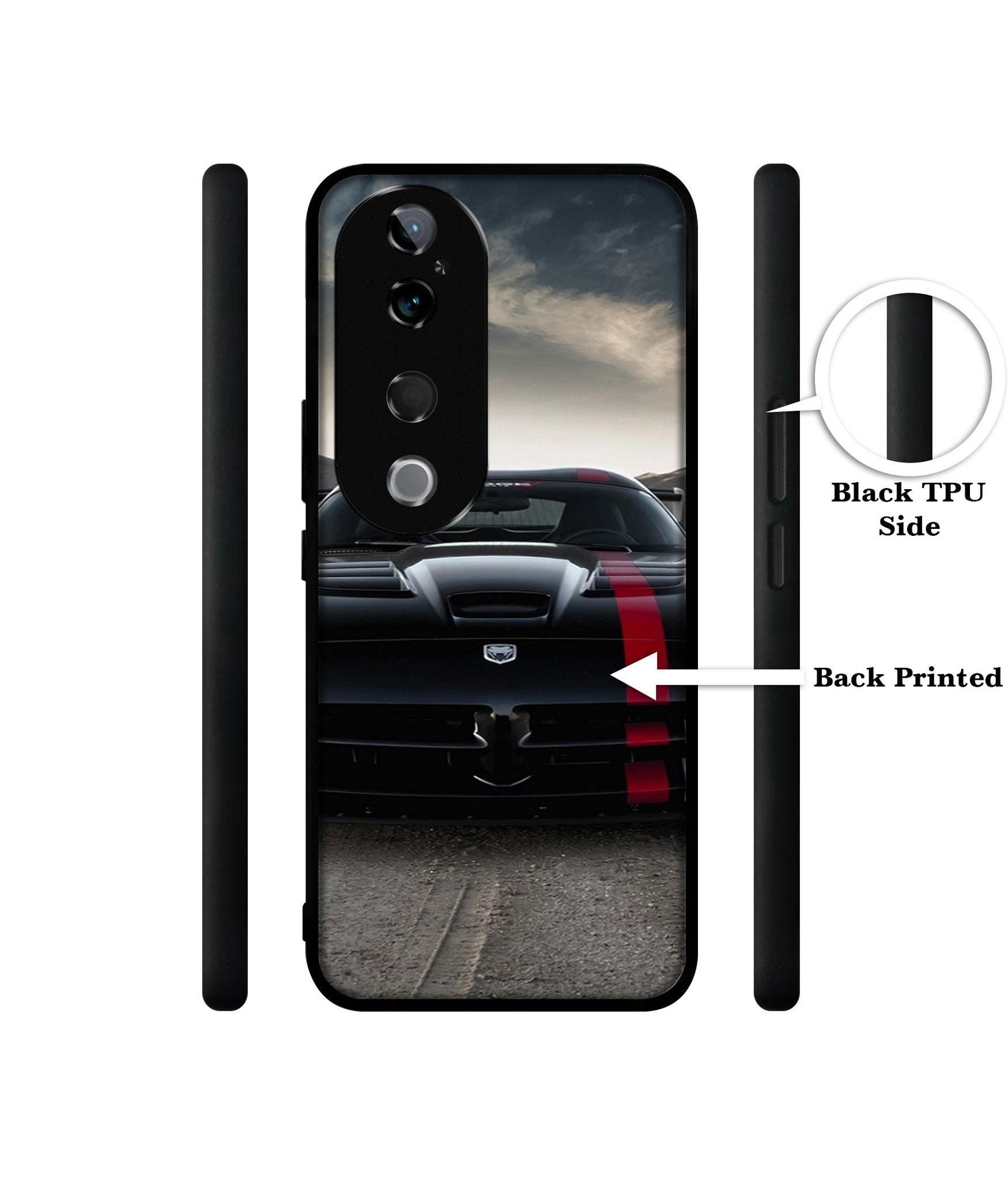 Sports Car Pattern Design Designer 2D Printed Back Case Cover for Vivo T3 Ultra 5G