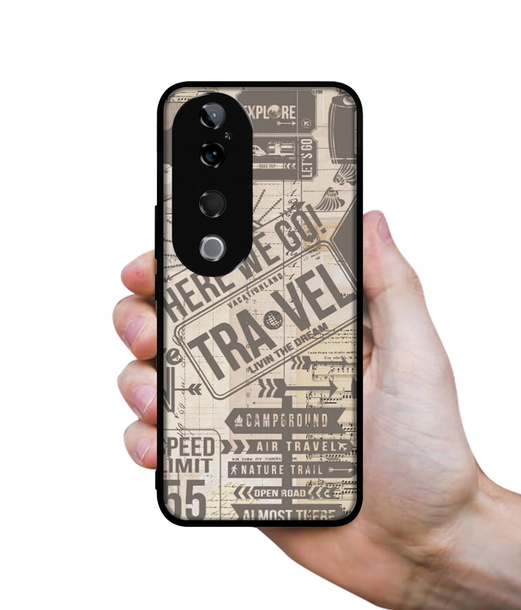 Travel Design Designer 2D Printed Back Case Cover for Vivo T3 Ultra 5G