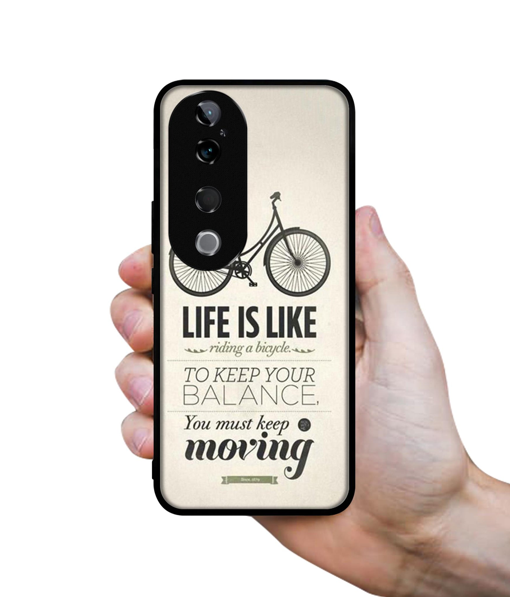 Life is Like Moving Design Designer 2D Printed Back Case Cover for Vivo T3 Ultra 5G