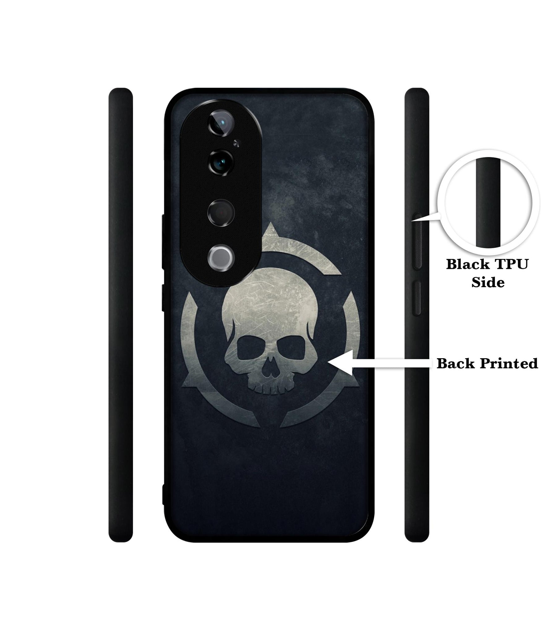 Skull Pattern Print Design Designer 2D Printed Back Case Cover for Vivo T3 Ultra 5G