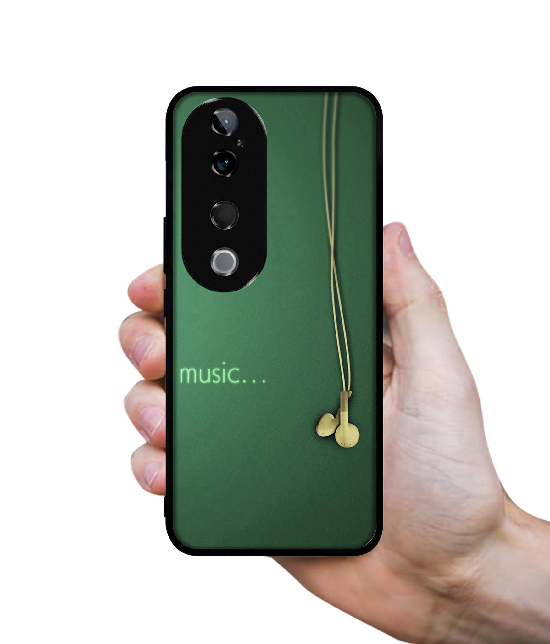 Headphone Music Design Designer 2D Printed Back Case Cover for Vivo T3 Ultra 5G