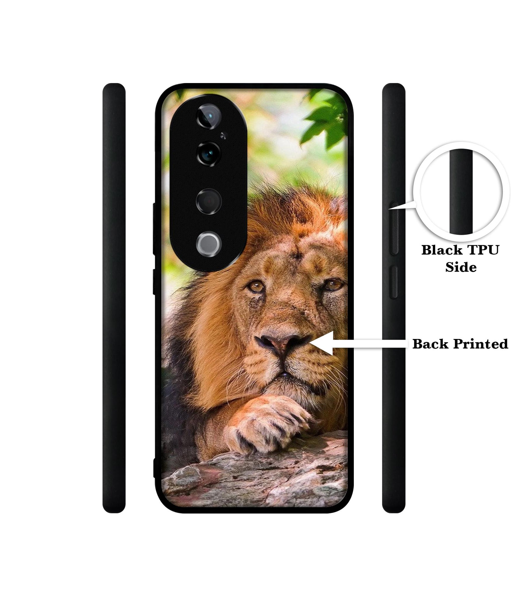 Tiger Pattern Print Design Designer 2D Printed Back Case Cover for Vivo T3 Ultra 5G