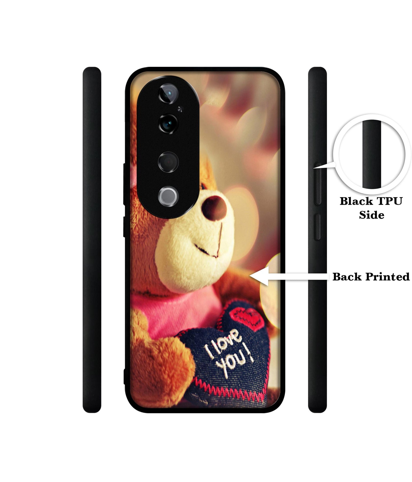 Teddy Bear Design Designer 2D Printed Back Case Cover for Vivo T3 Ultra 5G