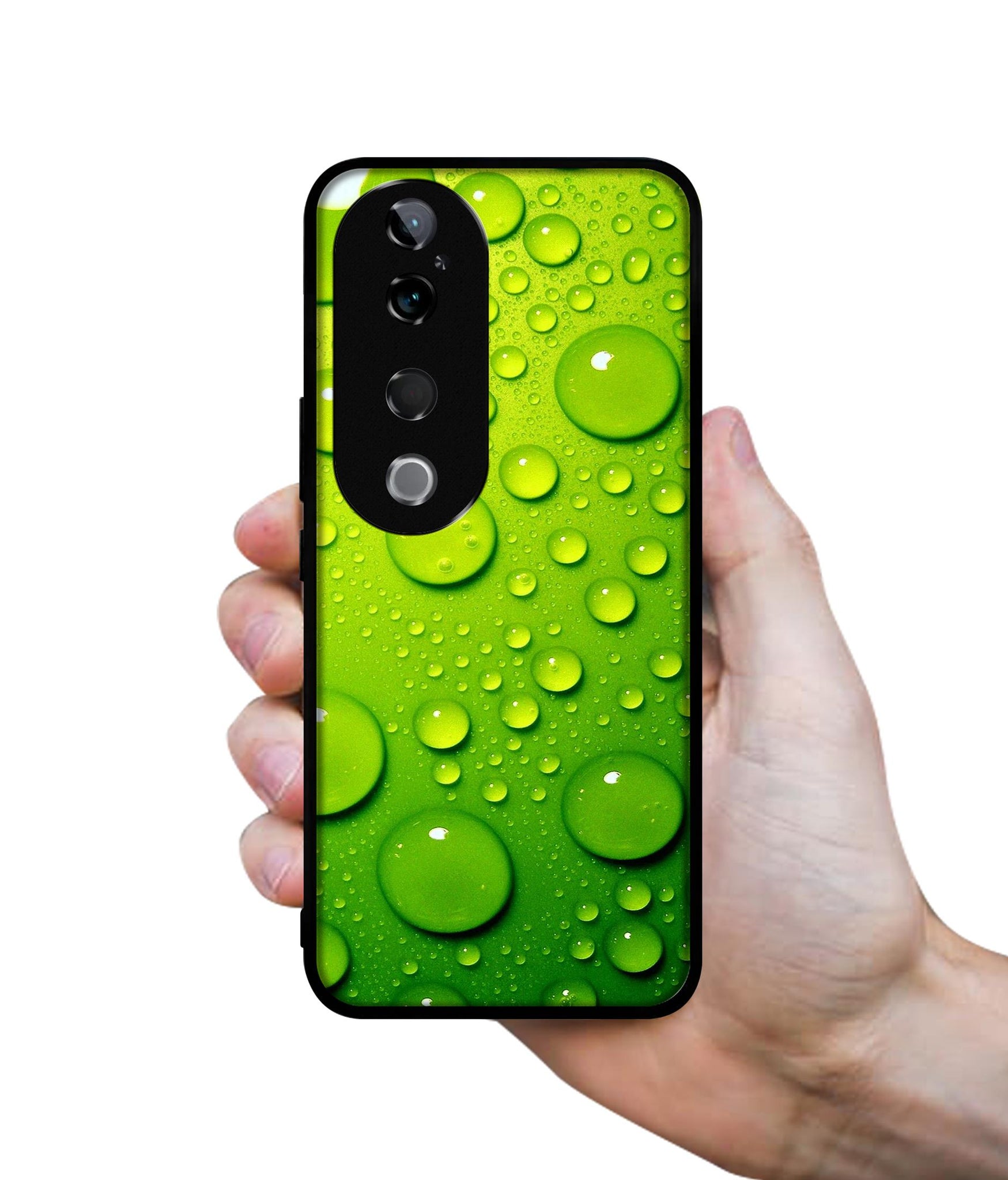 Green Bubbles Design Designer 2D Printed Back Case Cover for Vivo T3 Ultra 5G