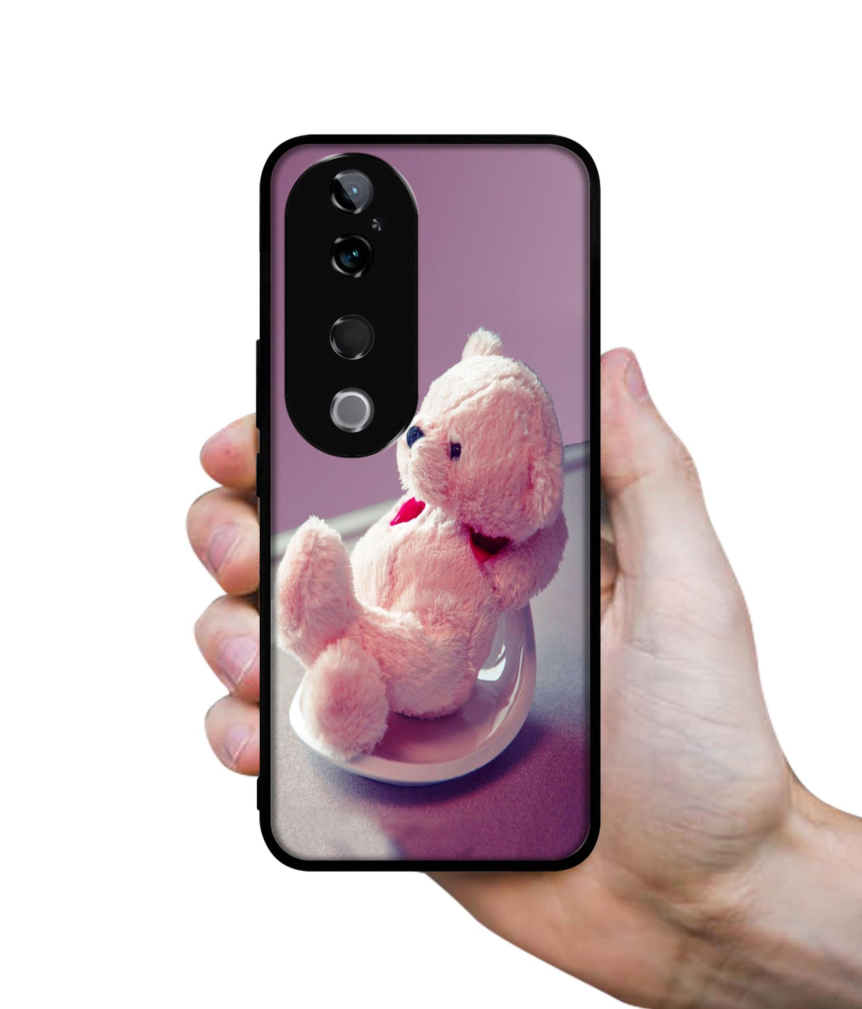 Cute Teddy Bear Design Designer 2D Printed Back Case Cover for Vivo T3 Ultra 5G