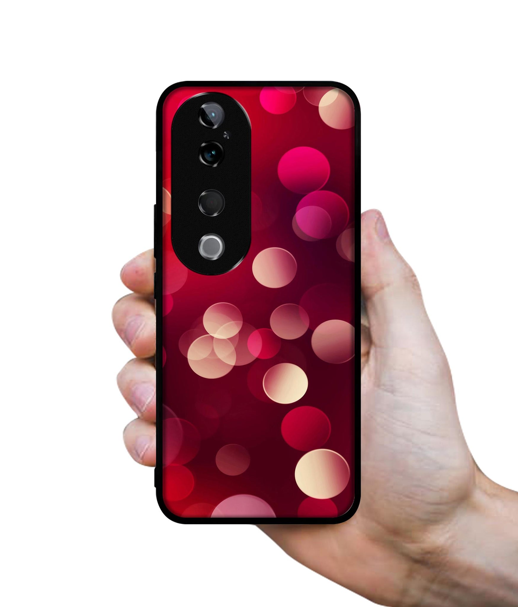 3D Circles Design Designer 2D Printed Back Case Cover for Vivo T3 Ultra 5G