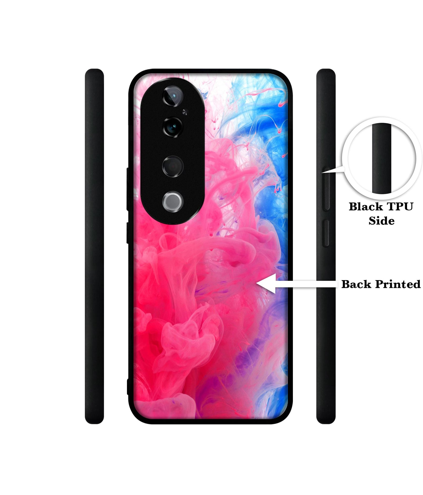 Fractal Paint Design Designer 2D Printed Back Case Cover for Vivo T3 Ultra 5G