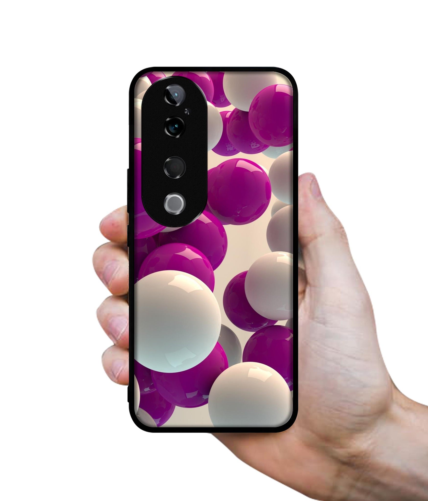 3D Balloons Design Designer 2D Printed Back Case Cover for Vivo T3 Ultra 5G