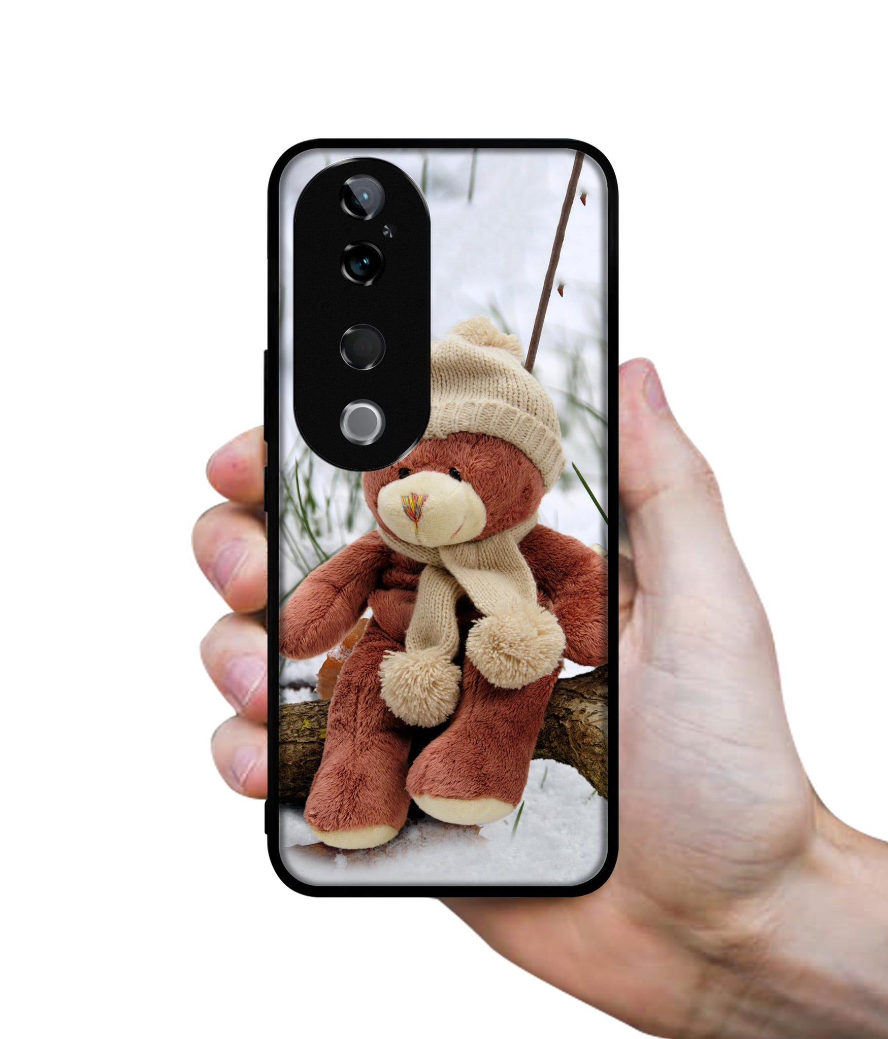 Woolen Bear Design Designer 2D Printed Back Case Cover for Vivo T3 Ultra 5G