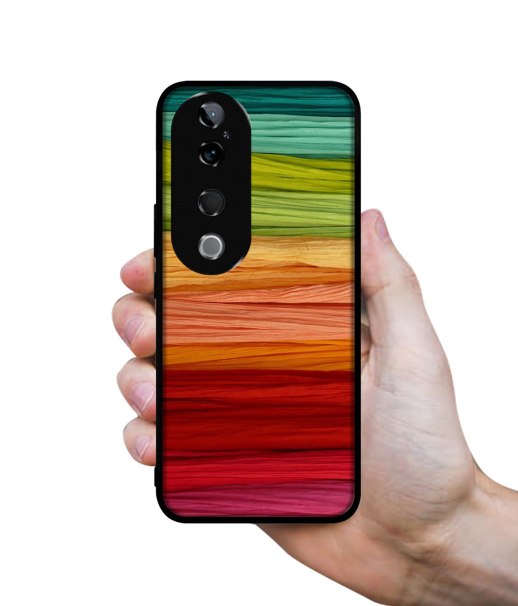 Colorful Thread Design Designer 2D Printed Back Case Cover for Vivo T3 Ultra 5G