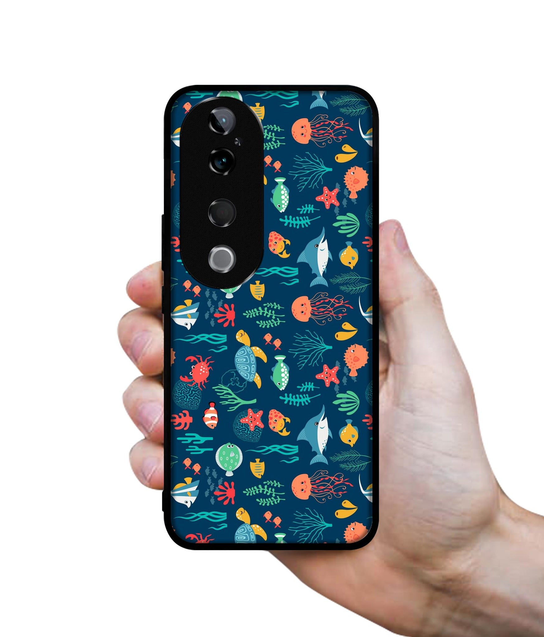 Aquarium Texture Design Designer 2D Printed Back Case Cover for Vivo T3 Ultra 5G