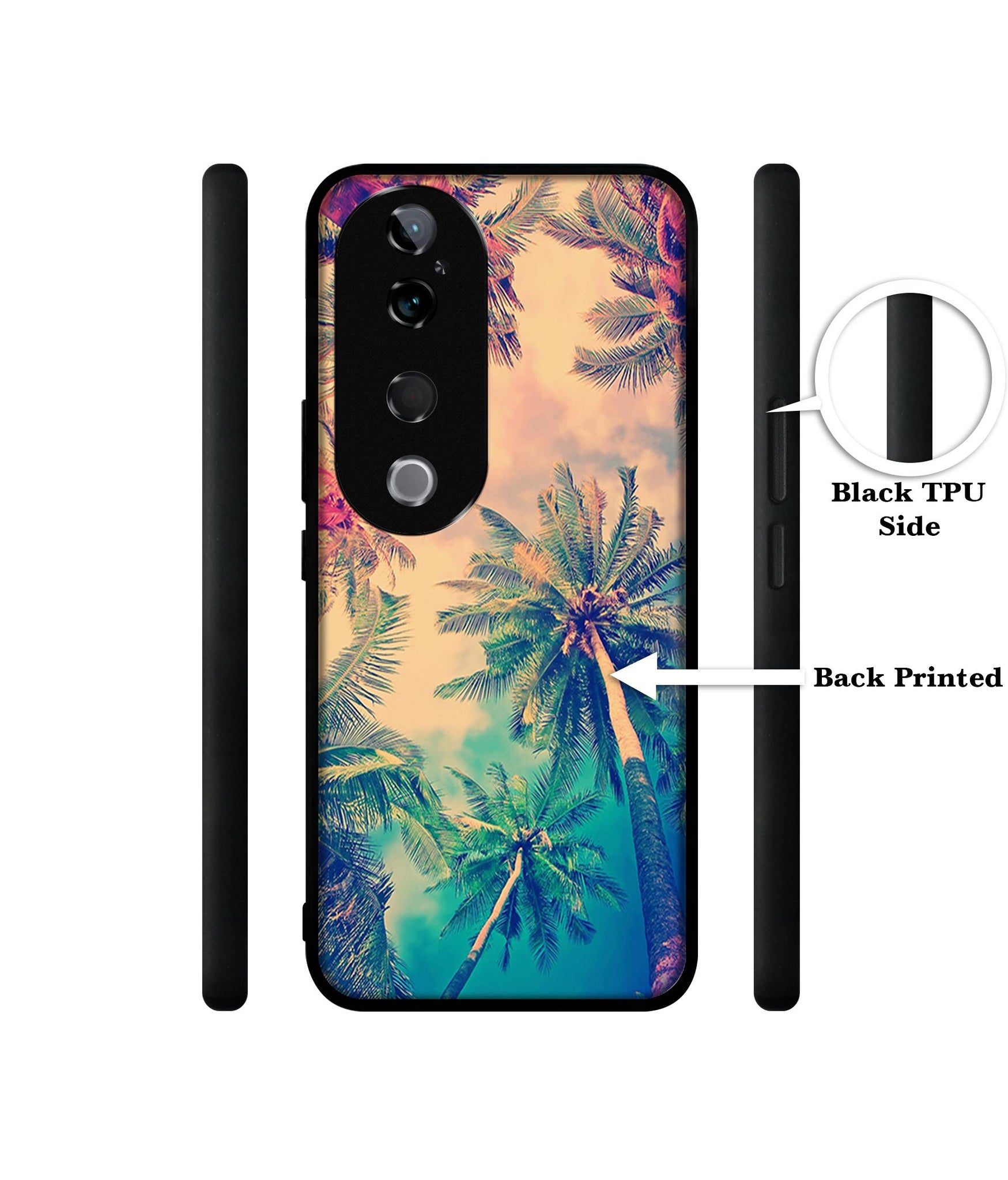 Trees Design Designer 2D Printed Back Case Cover for Vivo T3 Ultra 5G