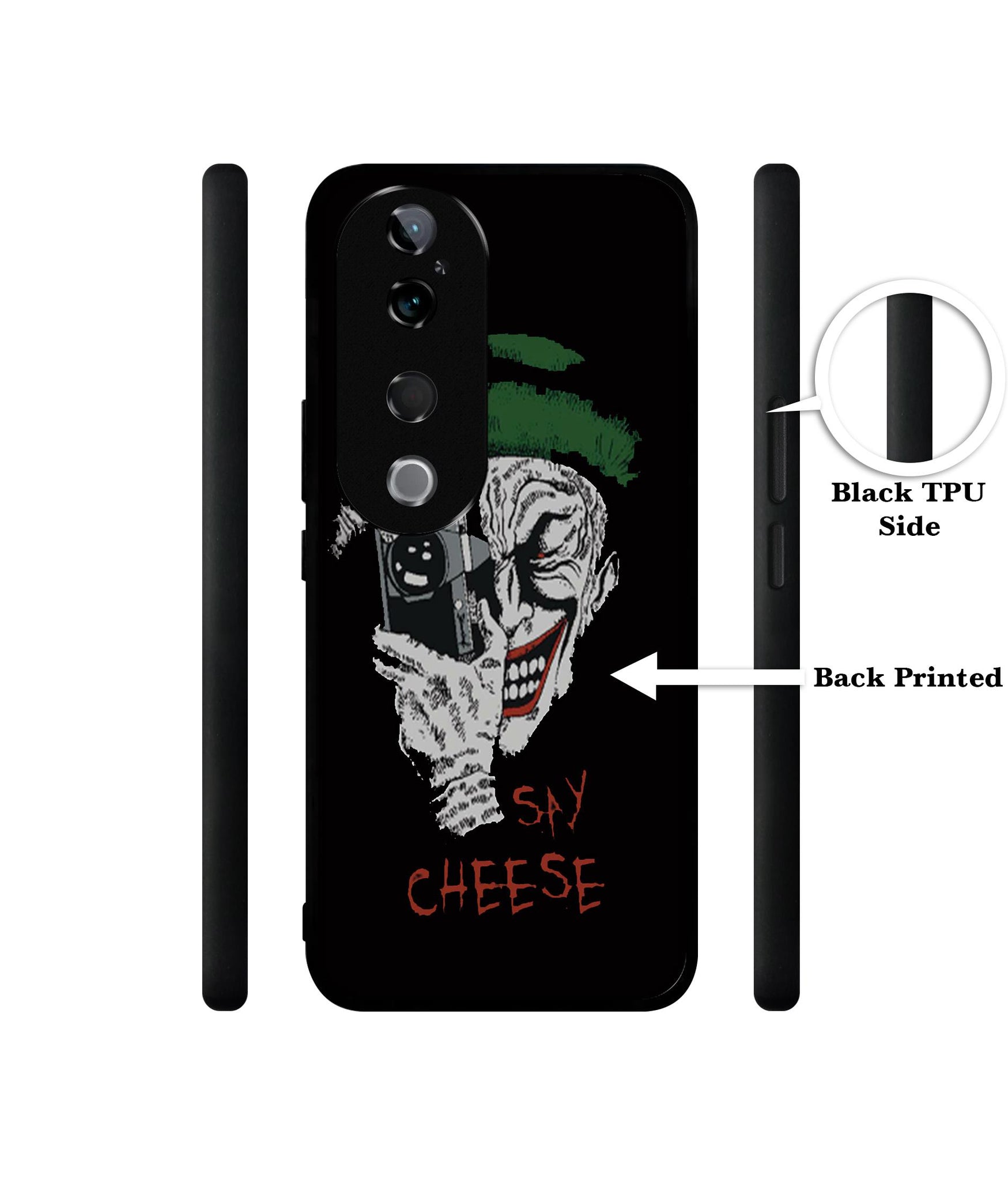 Joker Say Cheese Design Designer 2D Printed Back Case Cover for Vivo T3 Ultra 5G