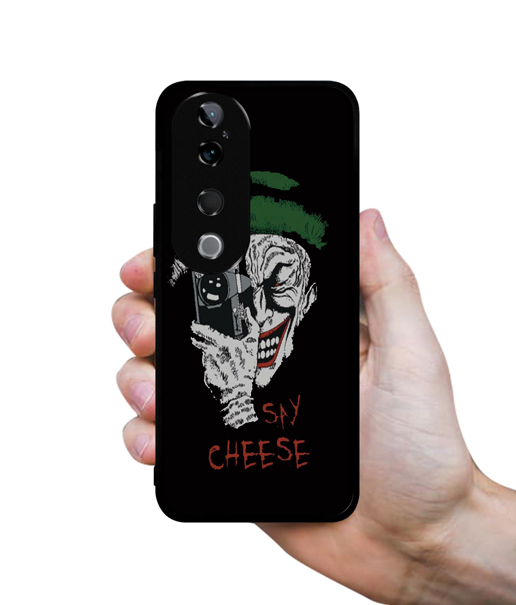 Joker Say Cheese Design Designer 2D Printed Back Case Cover for Vivo T3 Ultra 5G