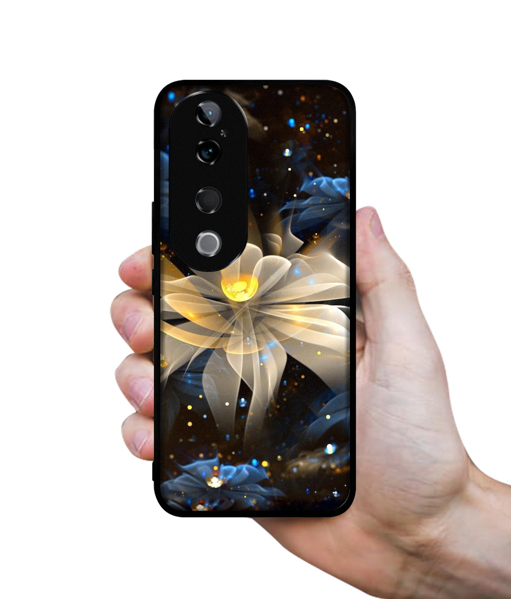 Art Flower Design Designer 2D Printed Back Case Cover for Vivo T3 Ultra 5G