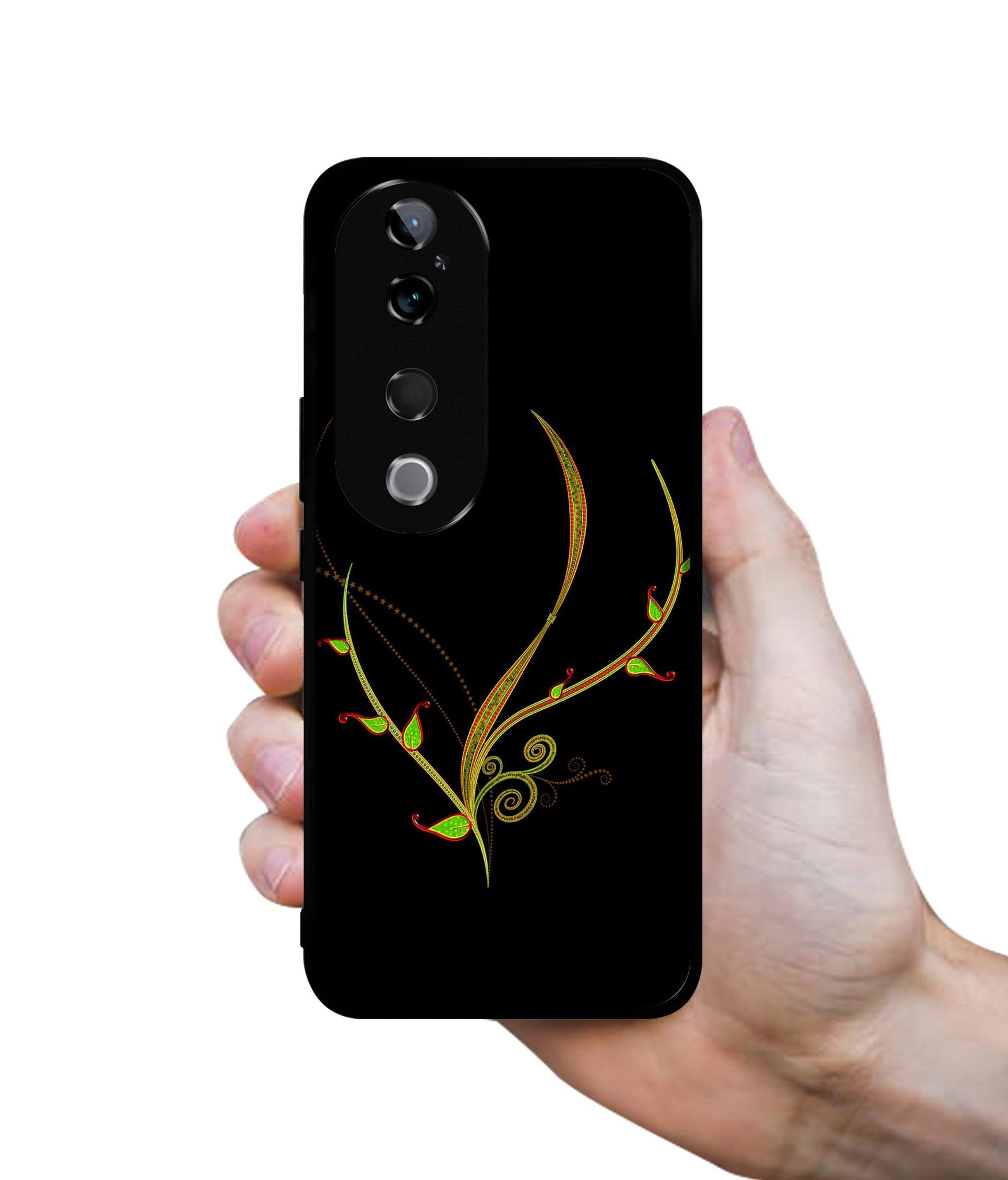 Yellow Pattern Design Designer 2D Printed Back Case Cover for Vivo T3 Ultra 5G