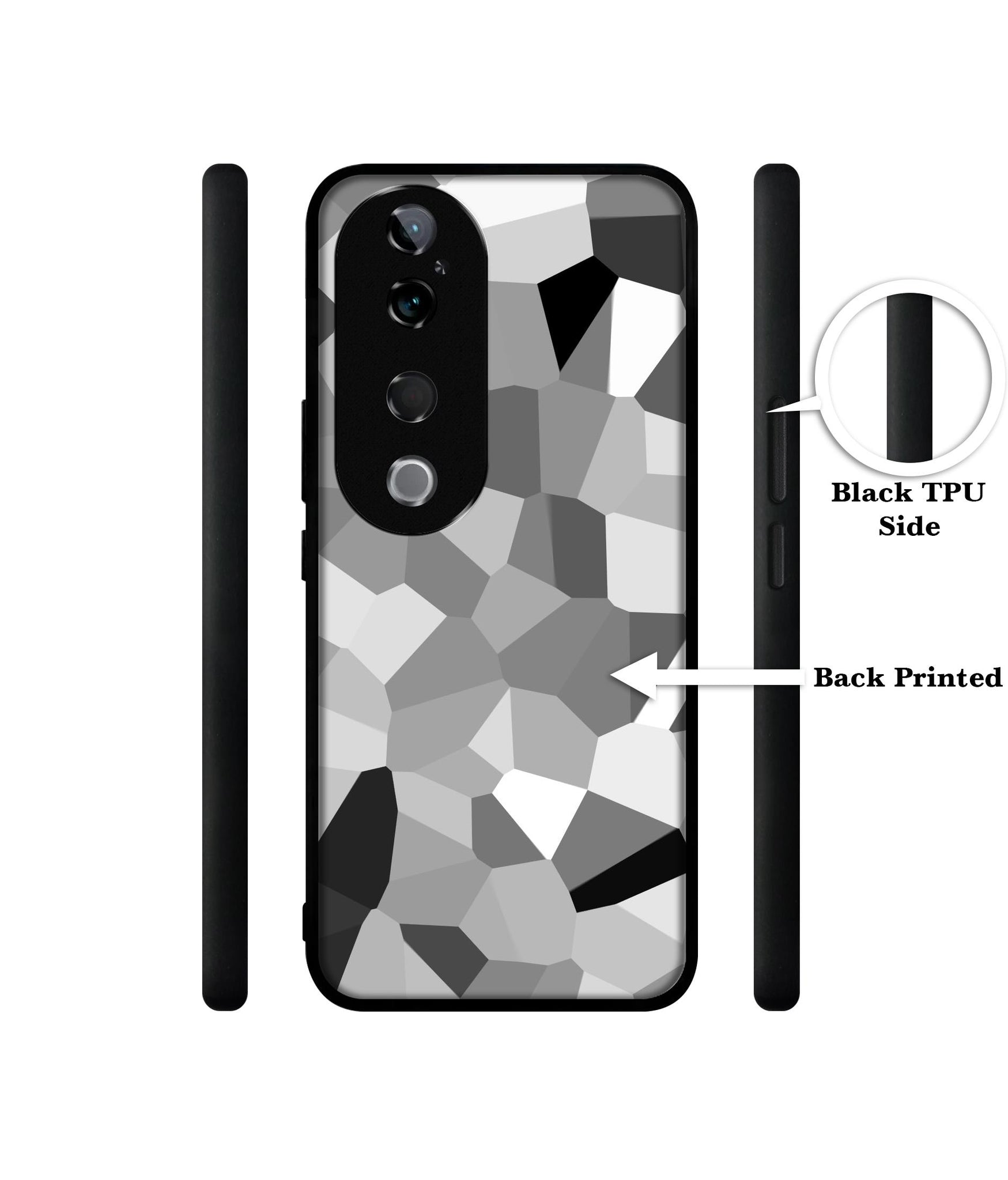Black & White Mathematical Shape Design Designer 2D Printed Back Case Cover for Vivo T3 Ultra 5G