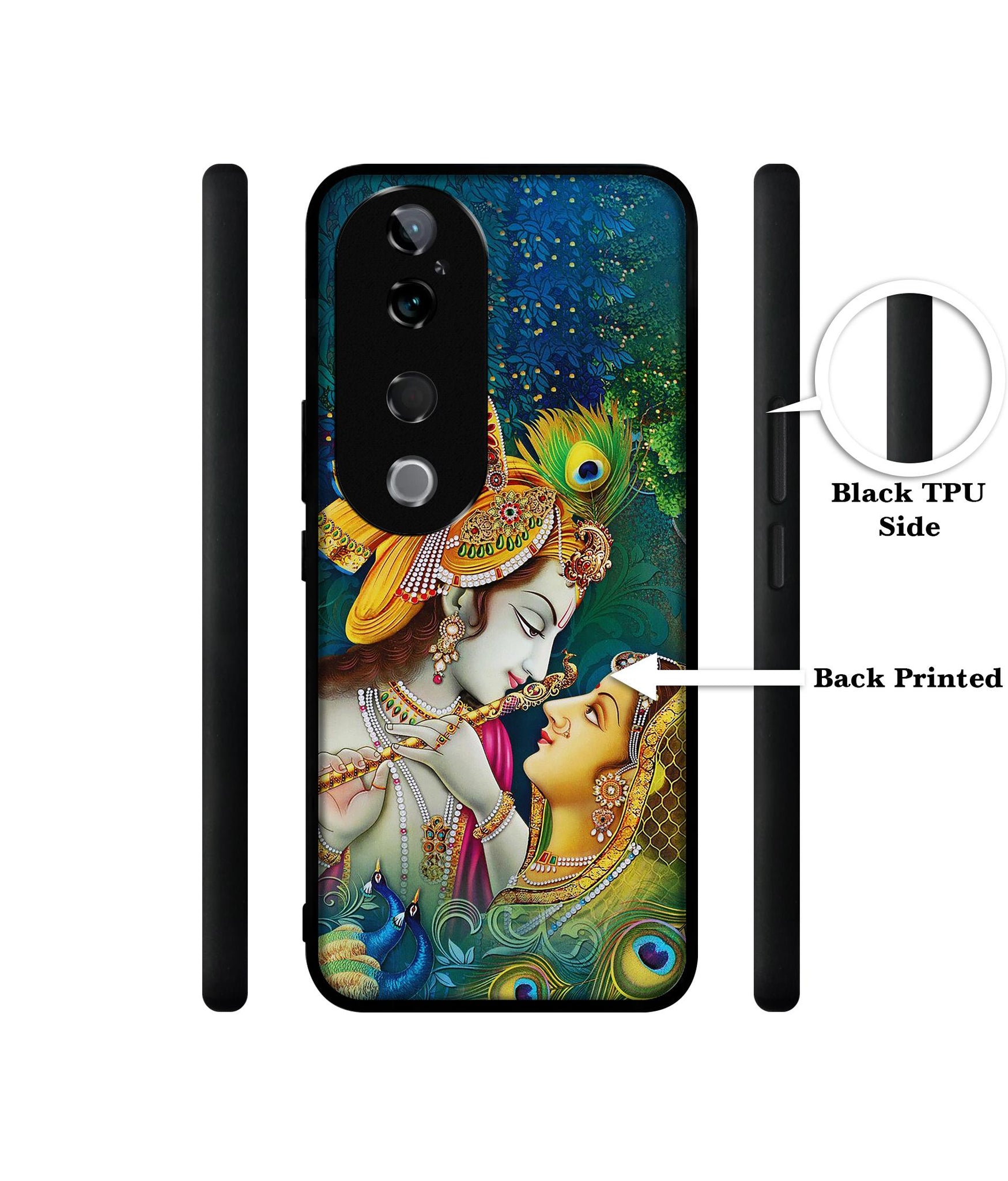 Radha Kishan Love Design Designer 2D Printed Back Case Cover for Vivo T3 Ultra 5G
