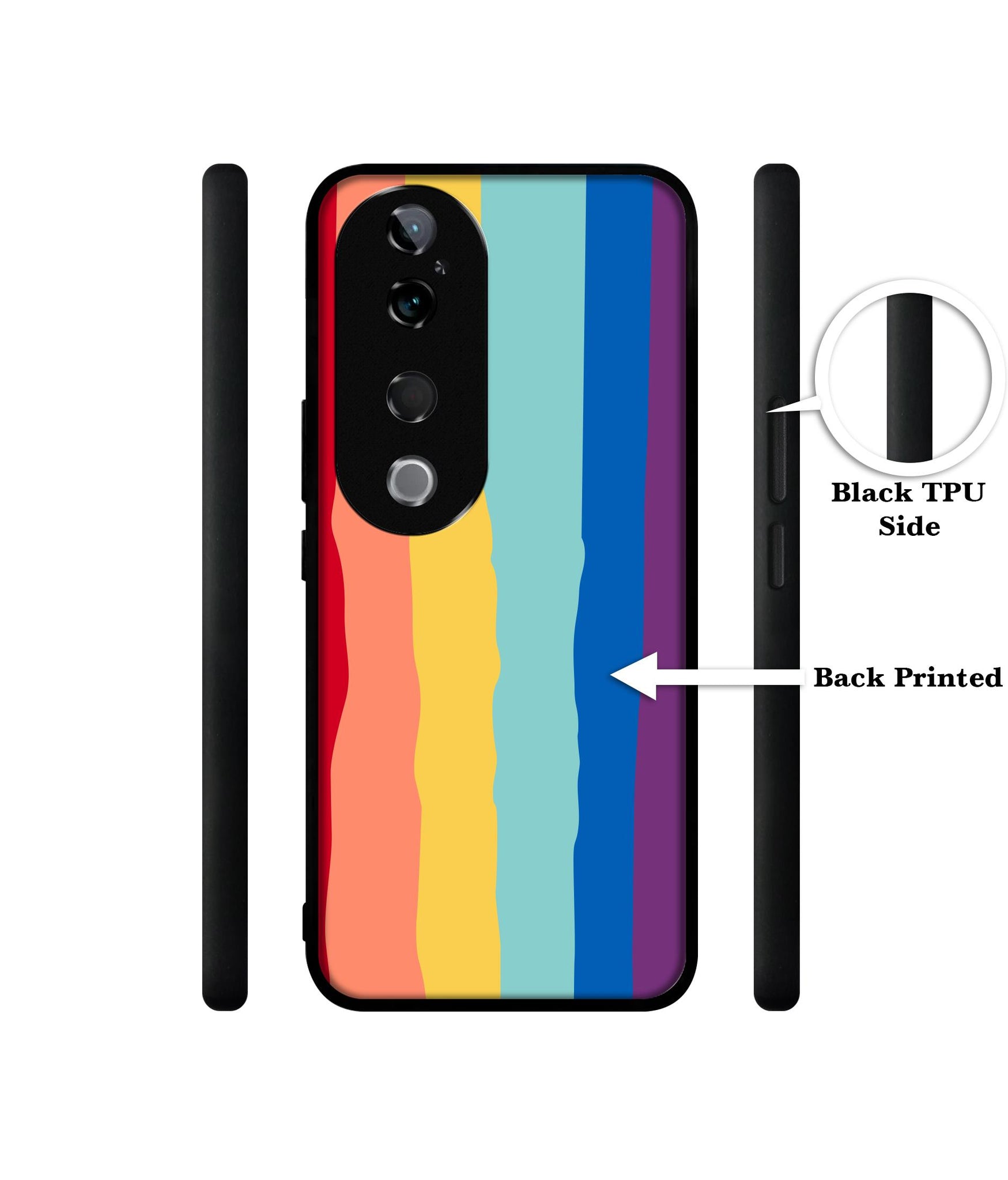 Rainbow Design Designer 2D Printed Back Case Cover for Vivo T3 Ultra 5G