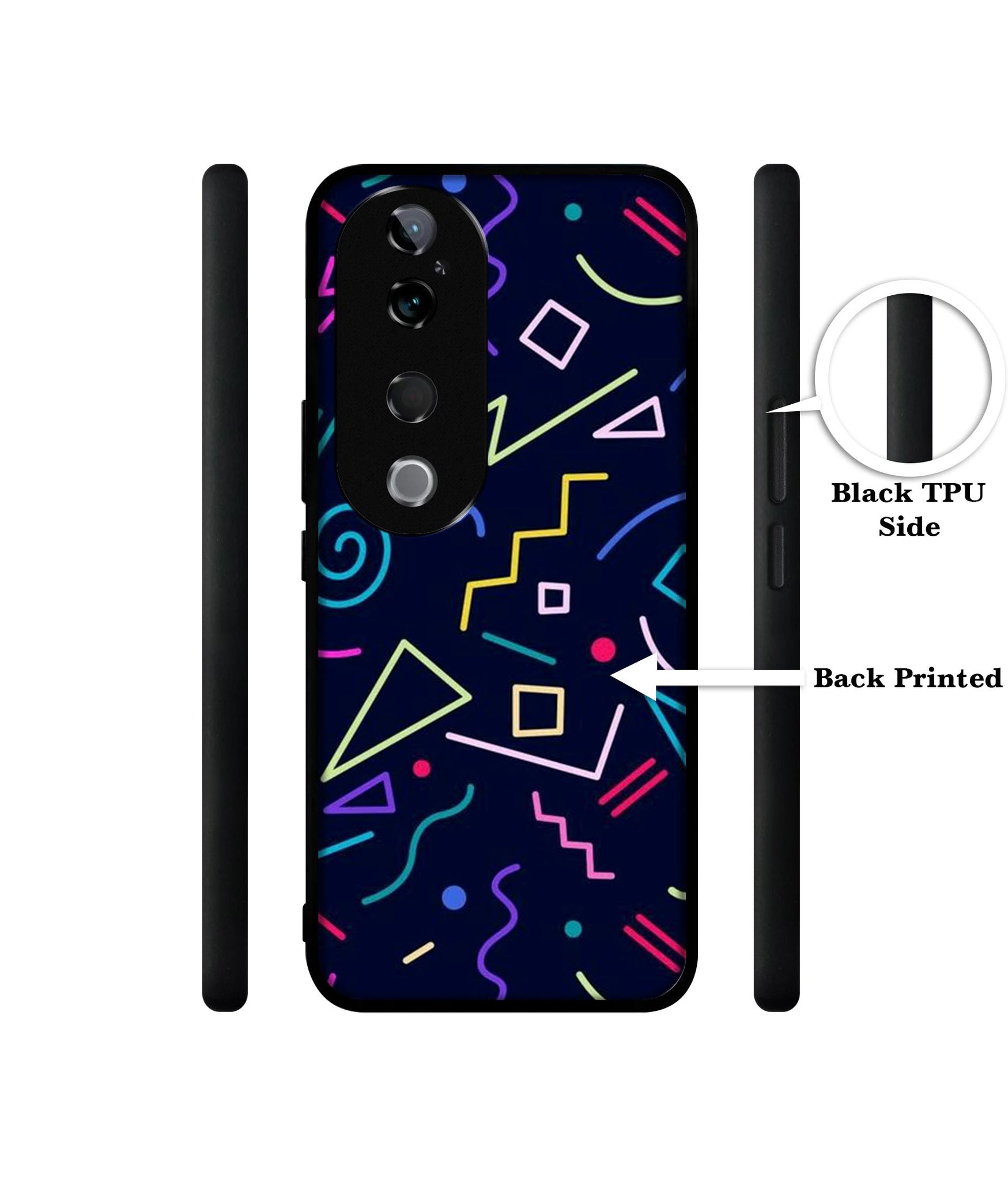 Retro Abstract Design Designer 2D Printed Back Case Cover for Vivo T3 Ultra 5G