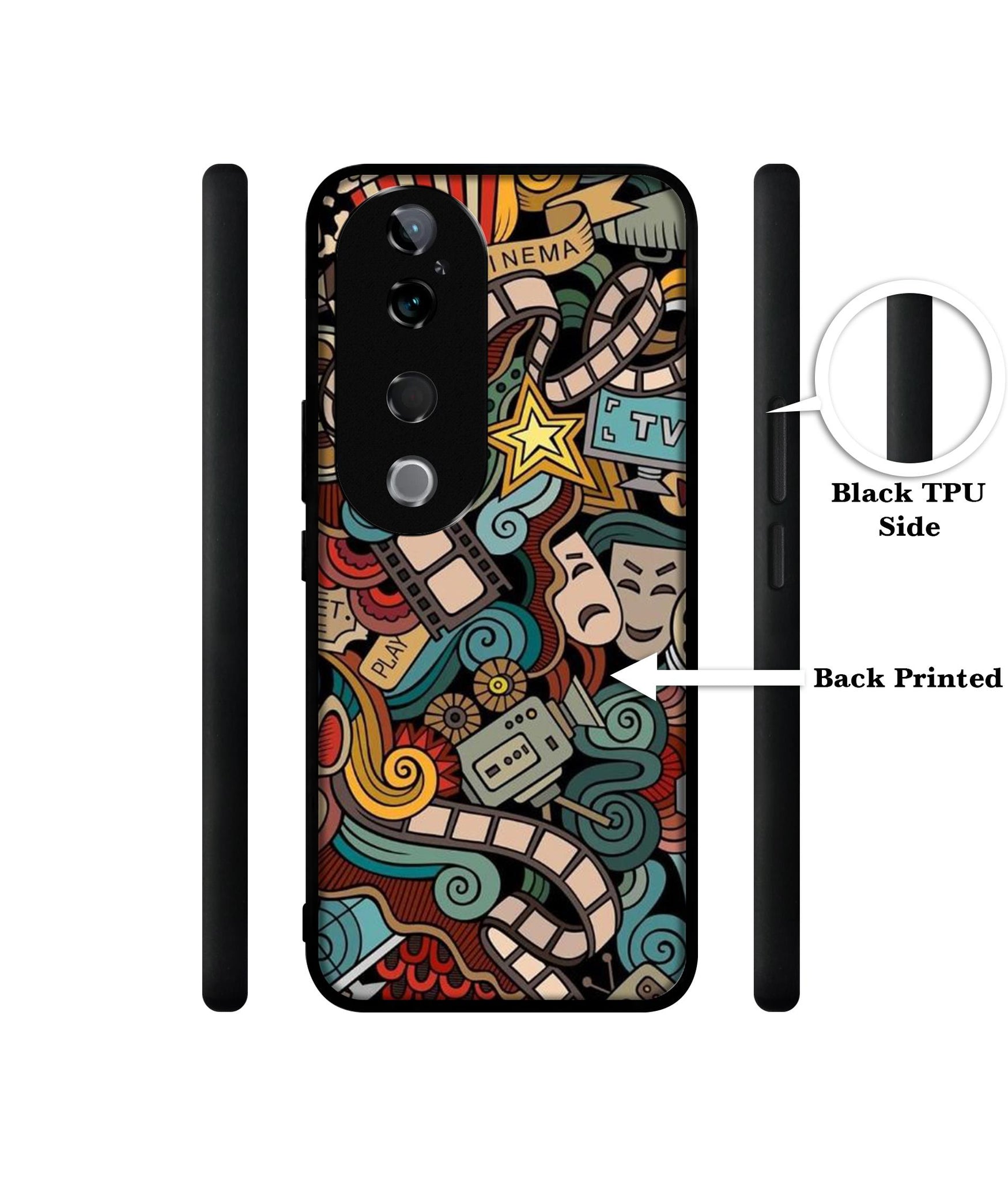 Movies Design Designer 2D Printed Back Case Cover for Vivo T3 Ultra 5G
