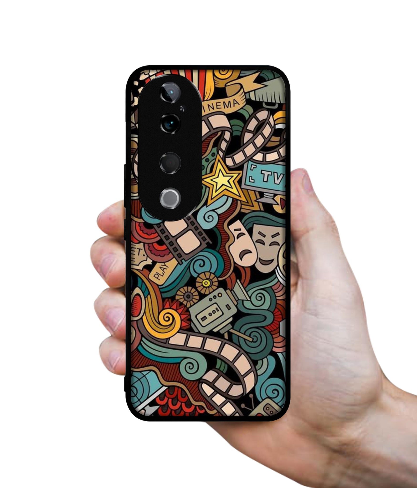 Movies Design Designer 2D Printed Back Case Cover for Vivo T3 Ultra 5G